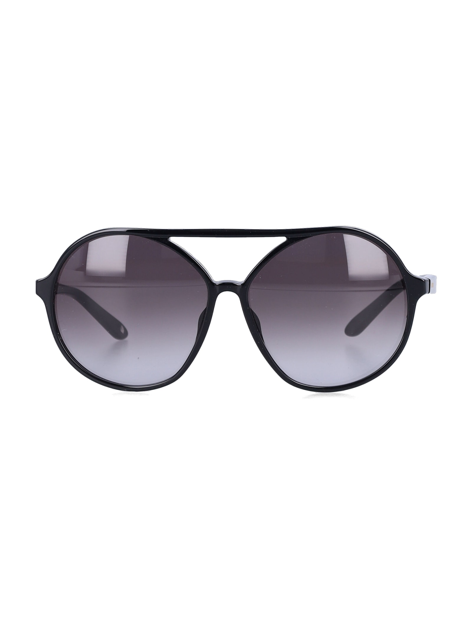 Valentino Garavani Black Aviator Sunglasses In Black