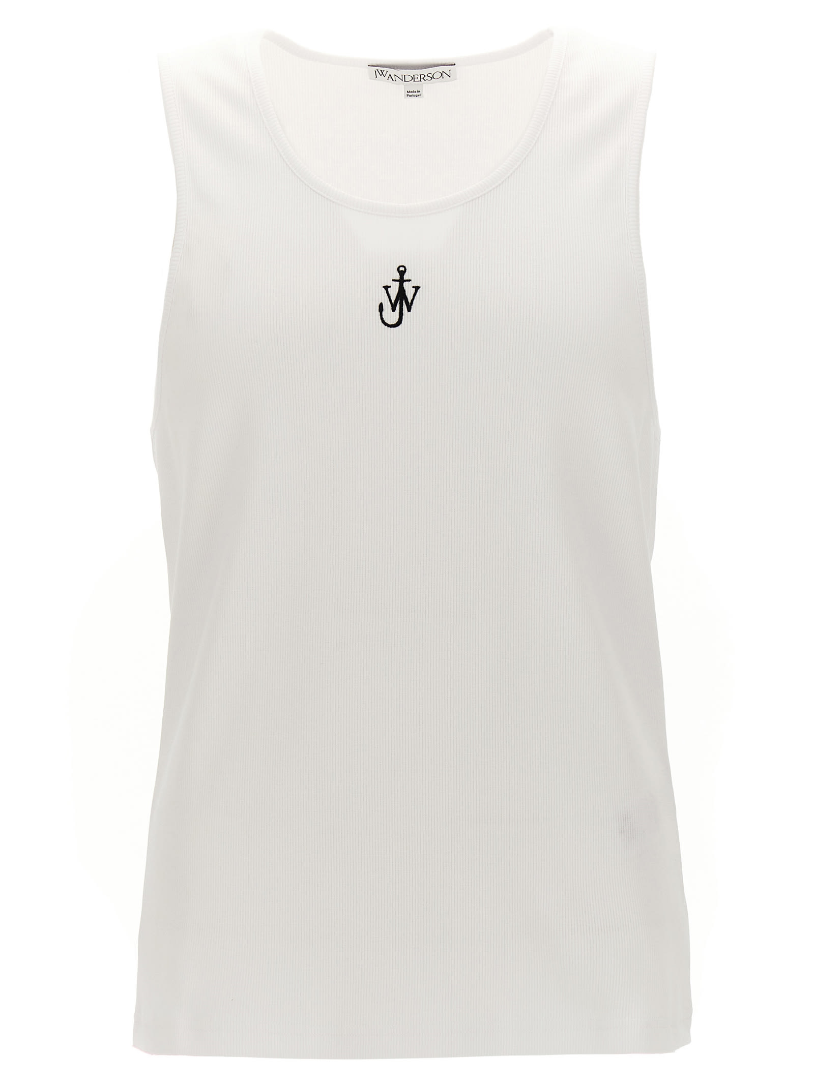 Jw Anderson Anchor Tank Top In White
