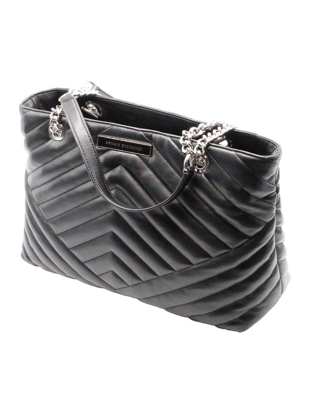 Armani Exchange Tote In Black