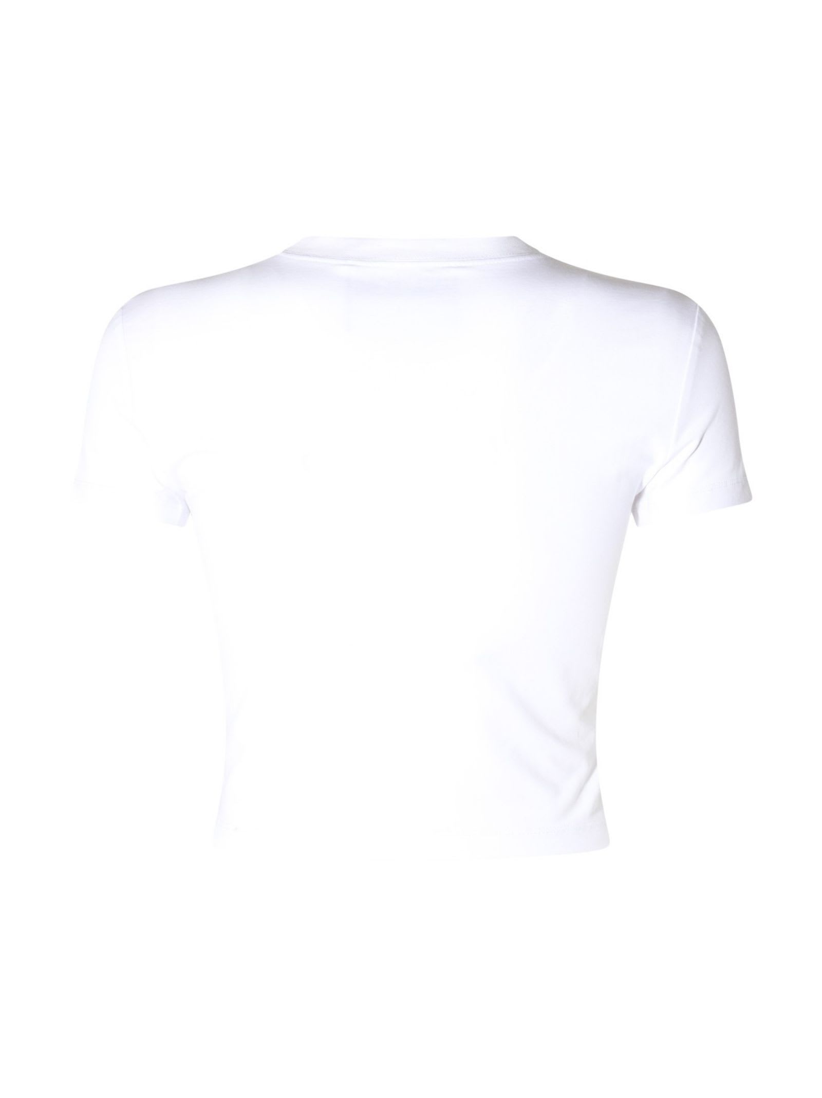 Shop Versace Jeans Couture T-shirt In White