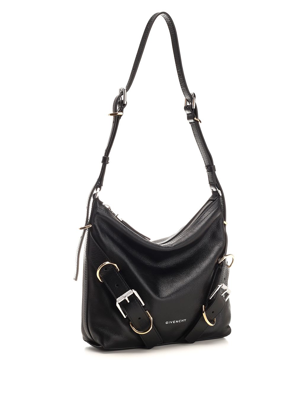 Shop Givenchy Small Voyou Shoulder Bag In Black