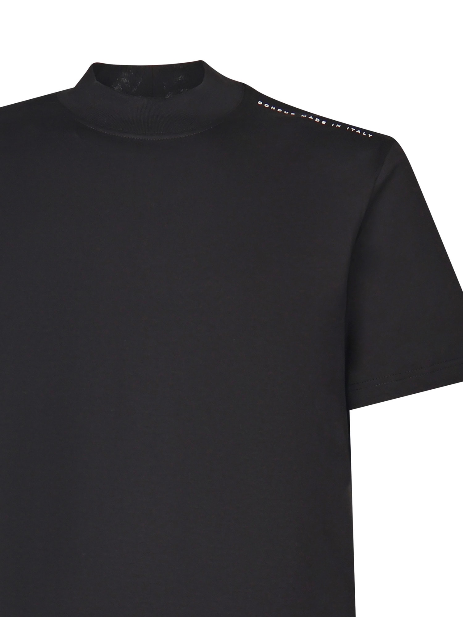 Dondup Dropped-shoulders Crew-neck T-shirt In Black