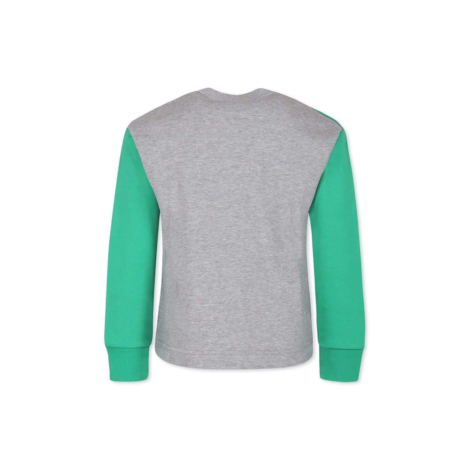 Marni Long-sleeved Round-neck Sweater In Multicolor
