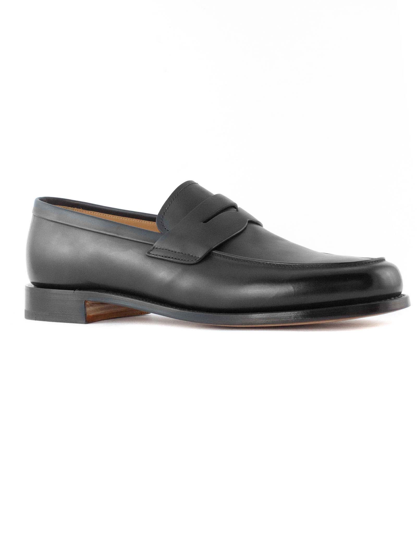 Shop Church's Loafer In Black Leather