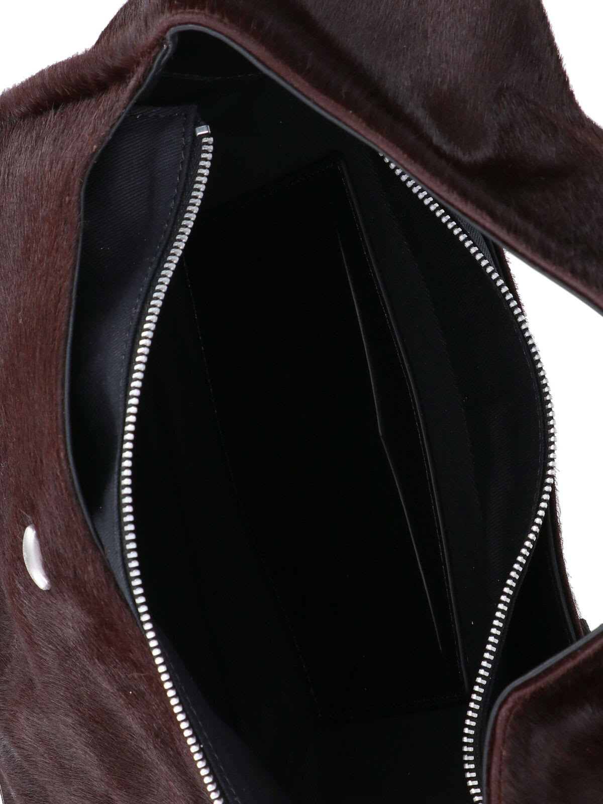 Our Legacy Luxurious Shoulder Bag Fur Texture In Brown