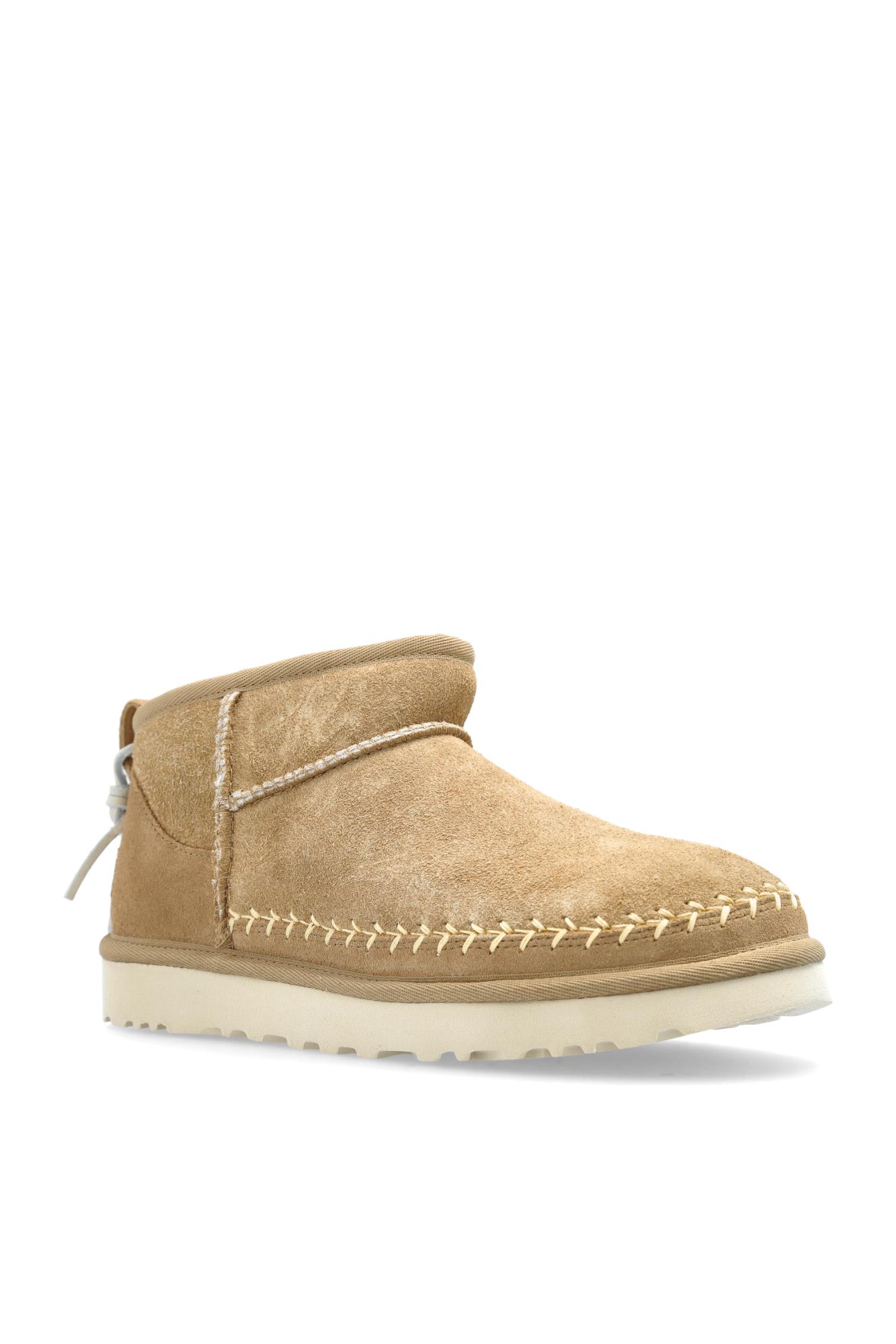 Ugg Snow Boots Classic Ultra Mini Biarritz In Brown