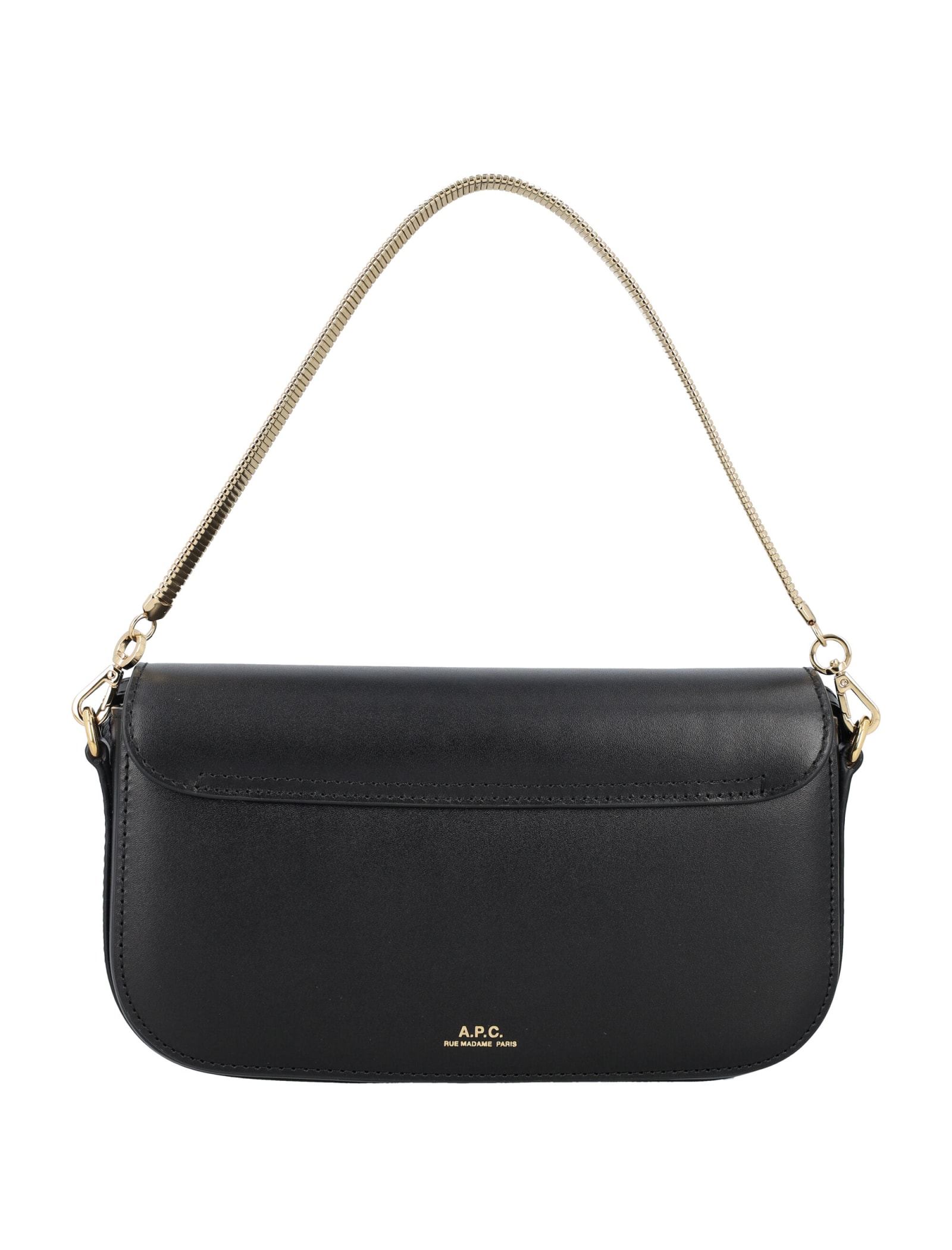 Shop Apc Clutch Grace With Chain In Black