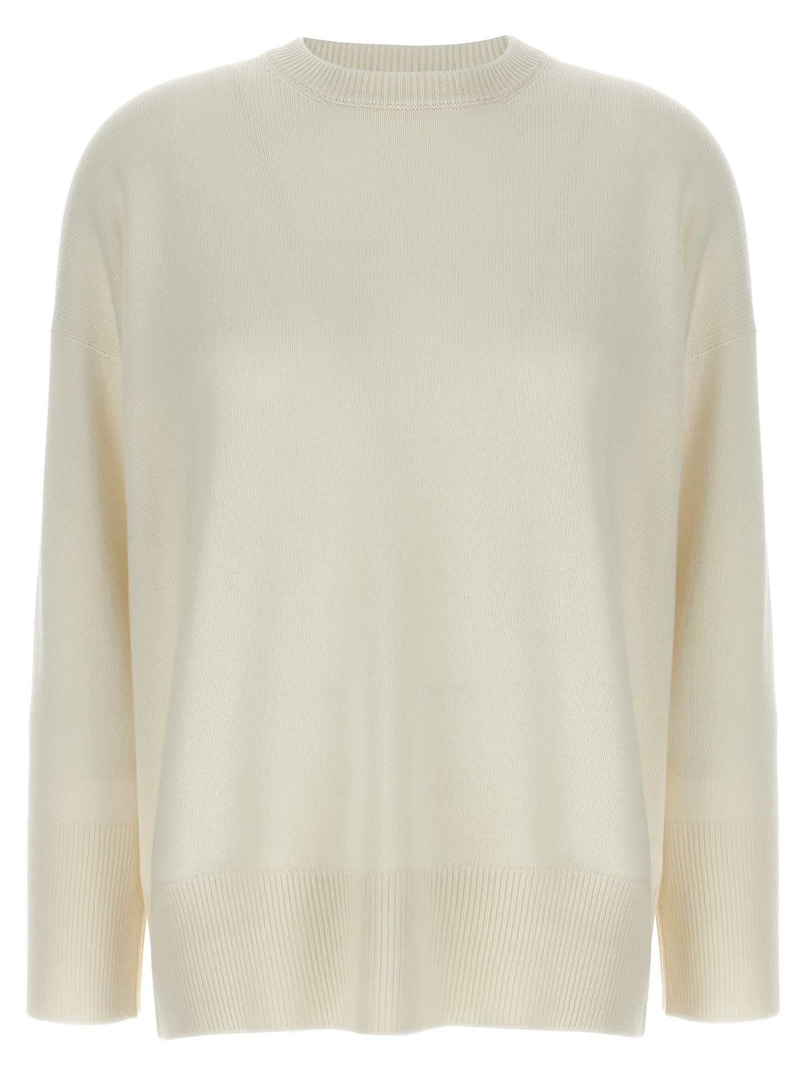 Brunello Cucinelli Monili-chain Cashmere Sweater In Neutral