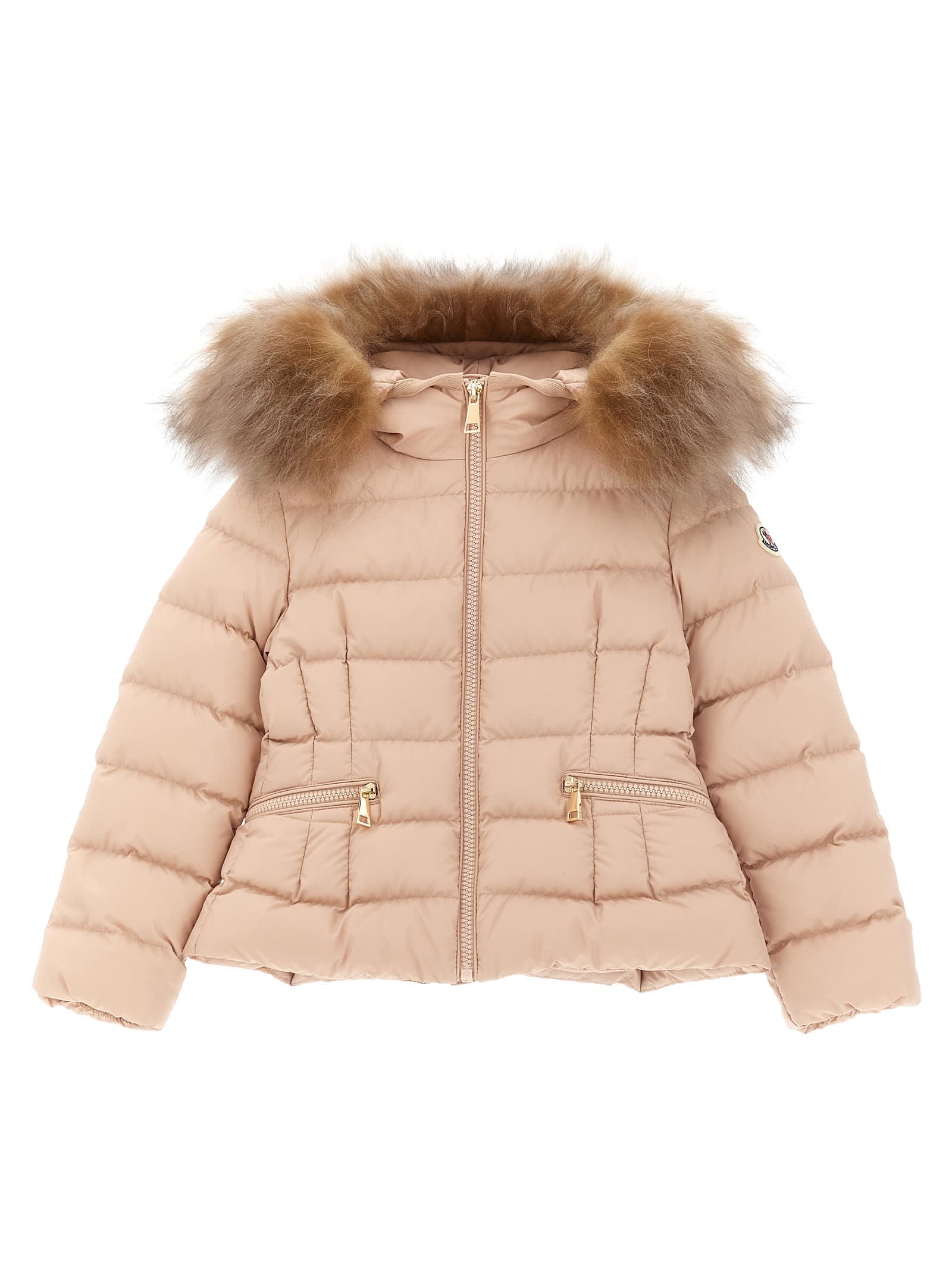 Moncler Boedette Down Jacket In Neutral