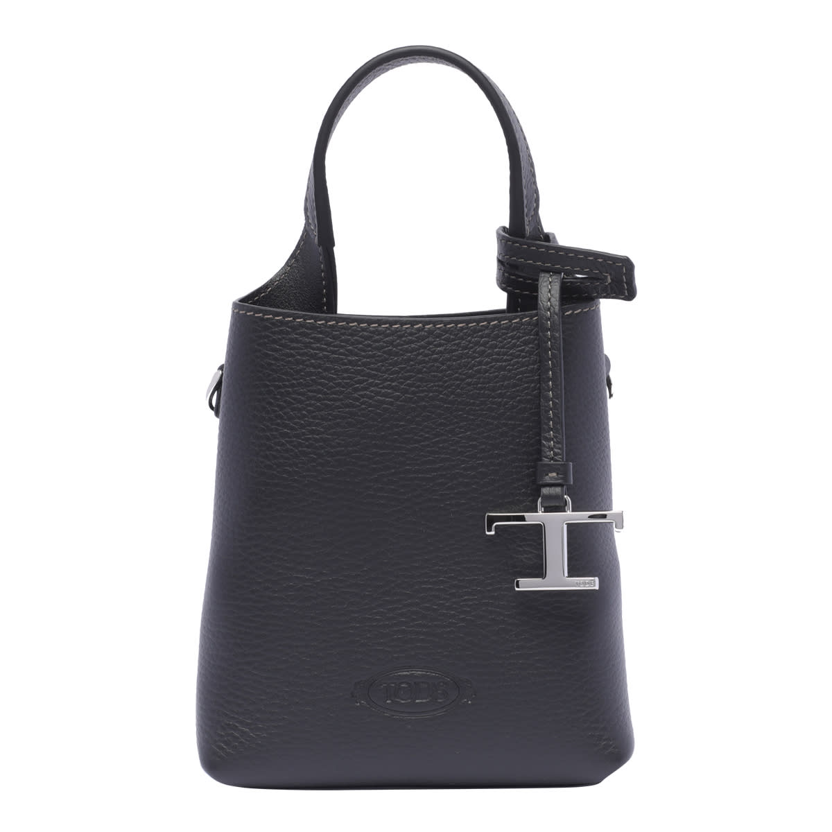 Shop Tod's Micro Tods Handbag In Black