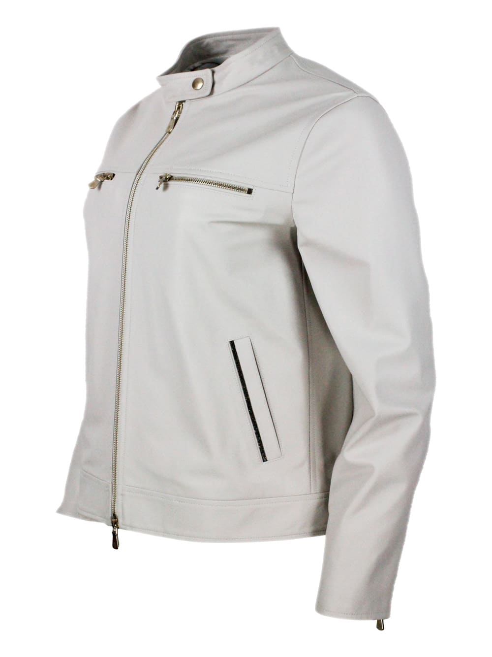 Eleventy Jacket Cream In Cream