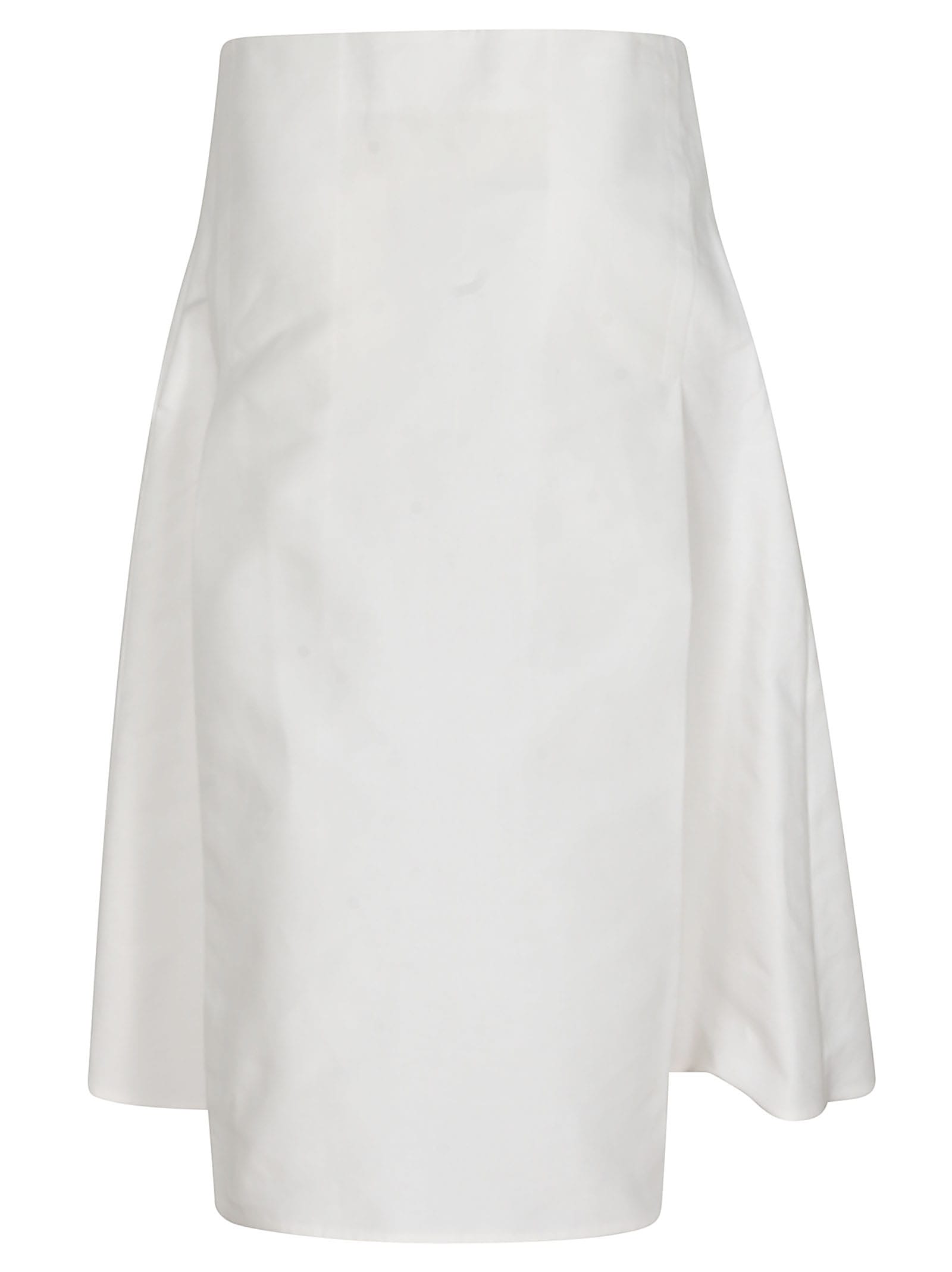 Shop Marni Wrap Skirt In Lily White