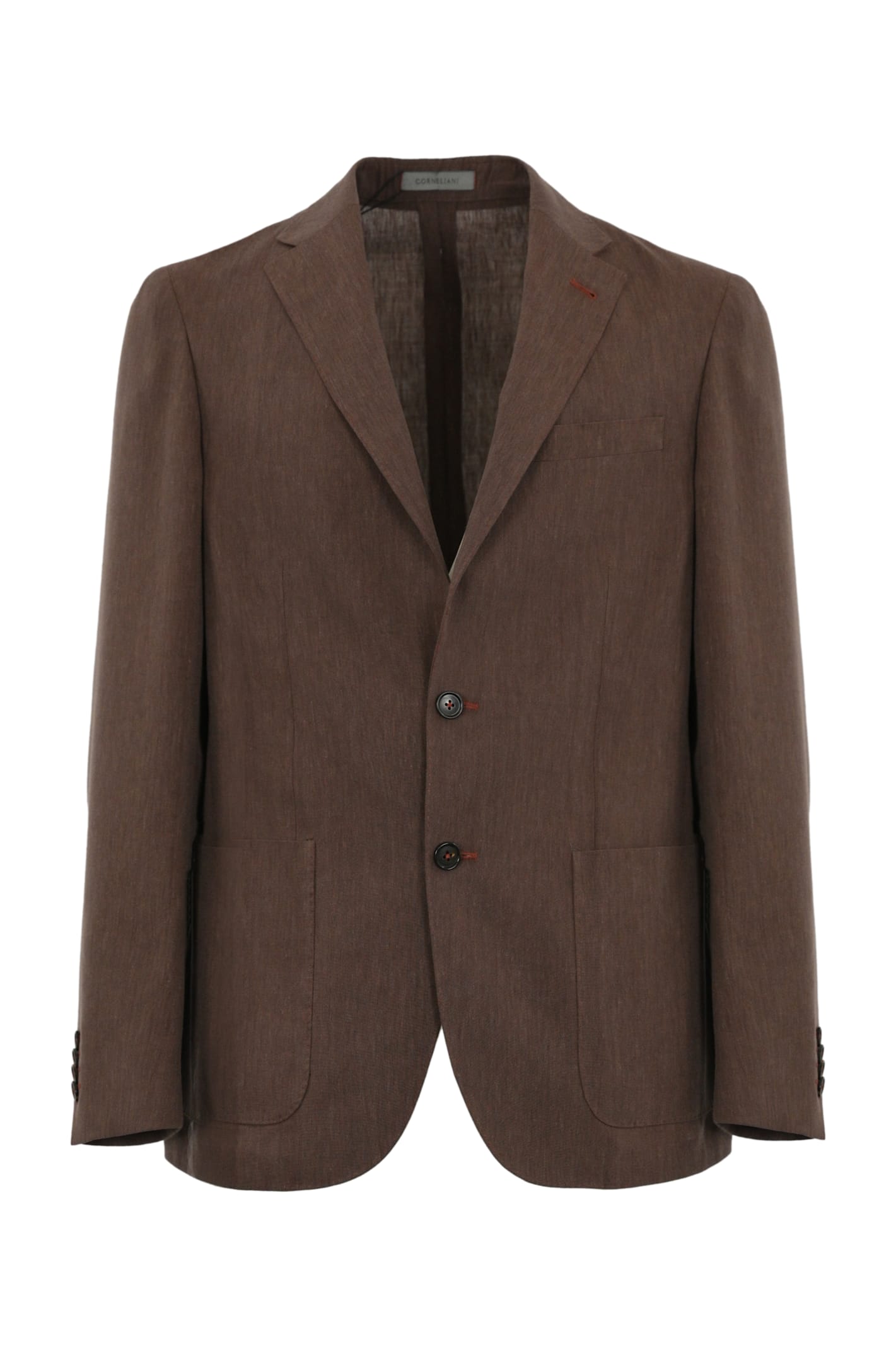 Single-breasted Wool And Silk Jacket