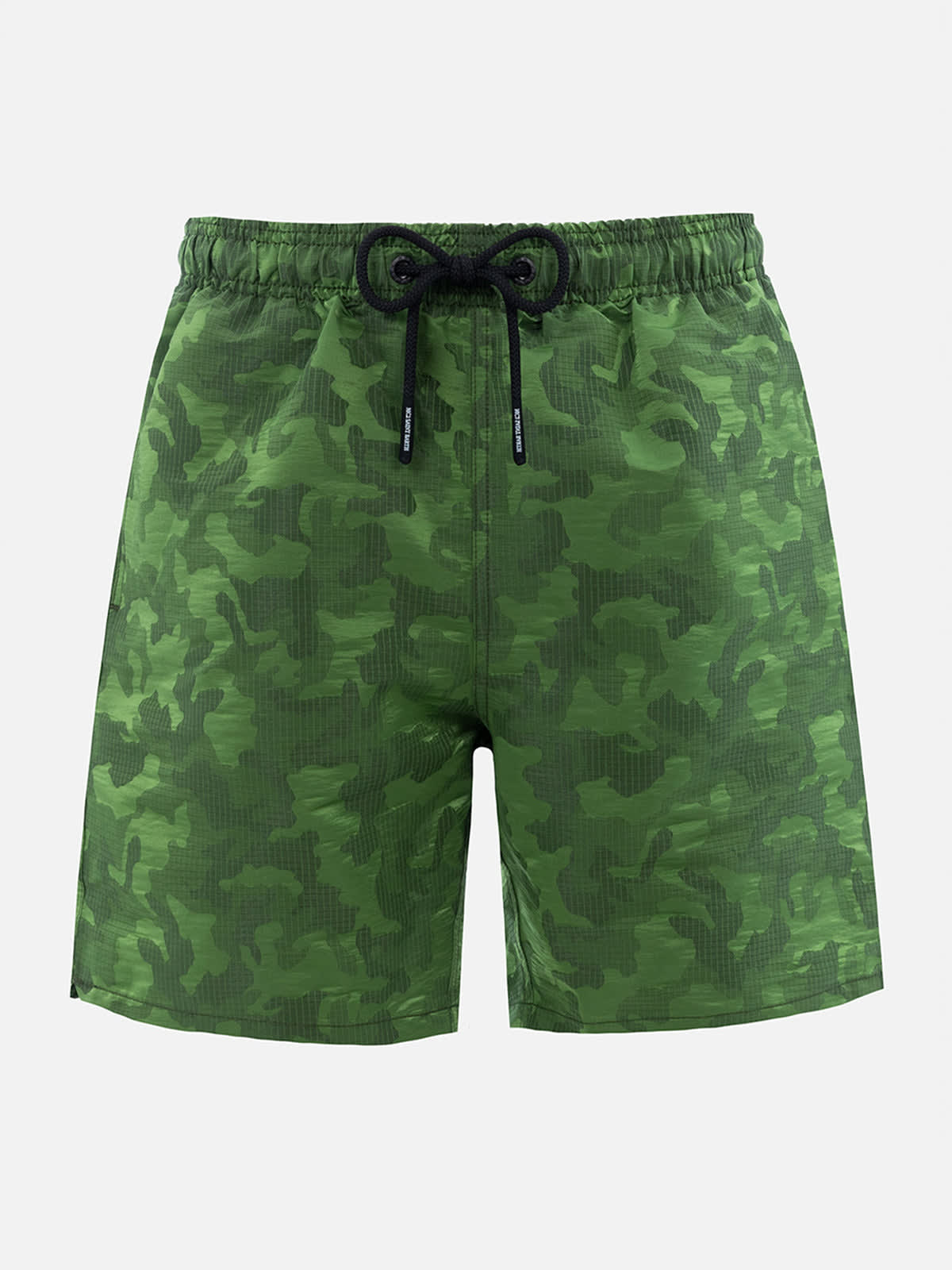 Mc2 Saint Barth Mens Costume With Jacquard Print In Green