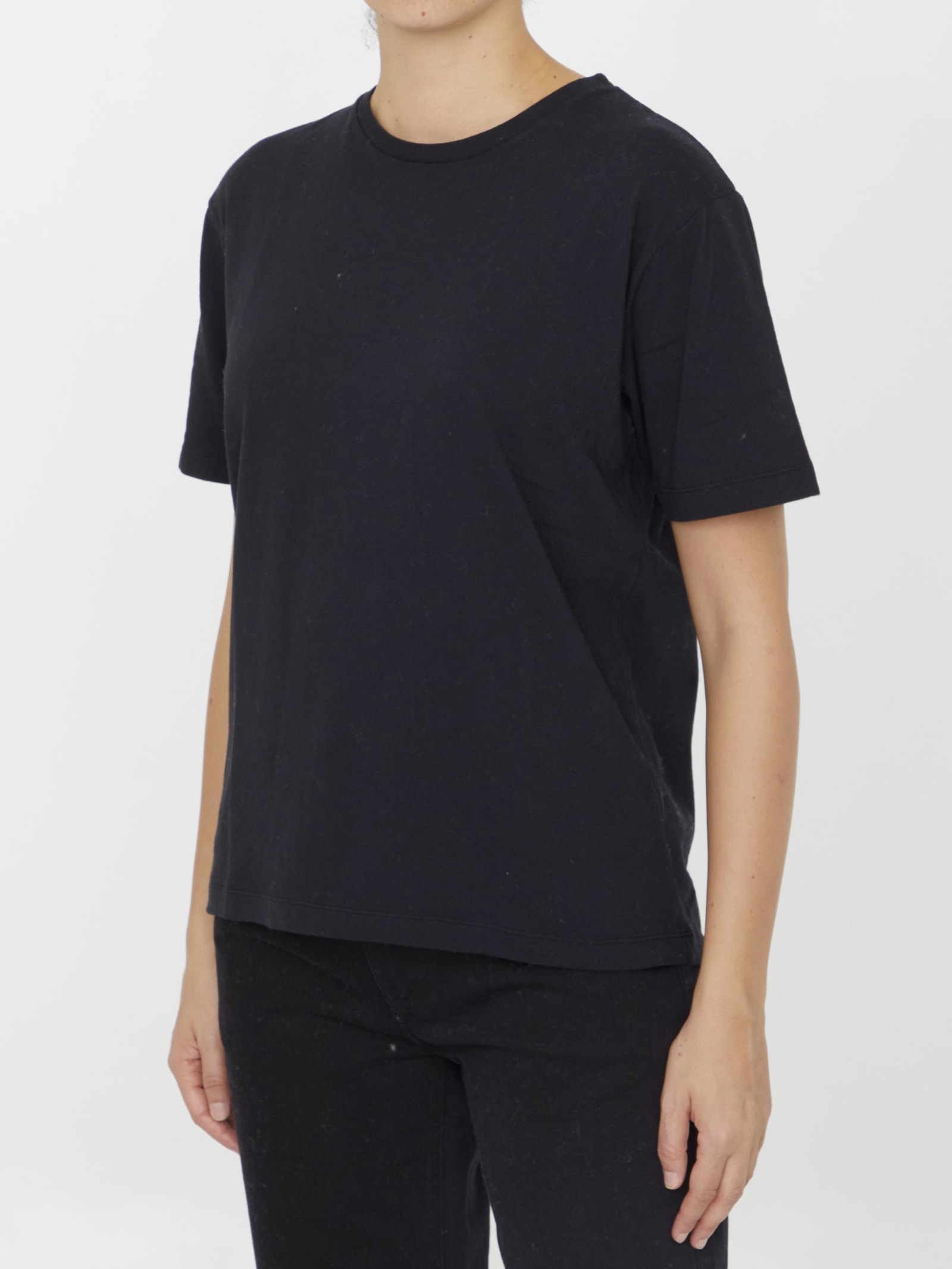 Shop Khaite Mae T-shirt In Black