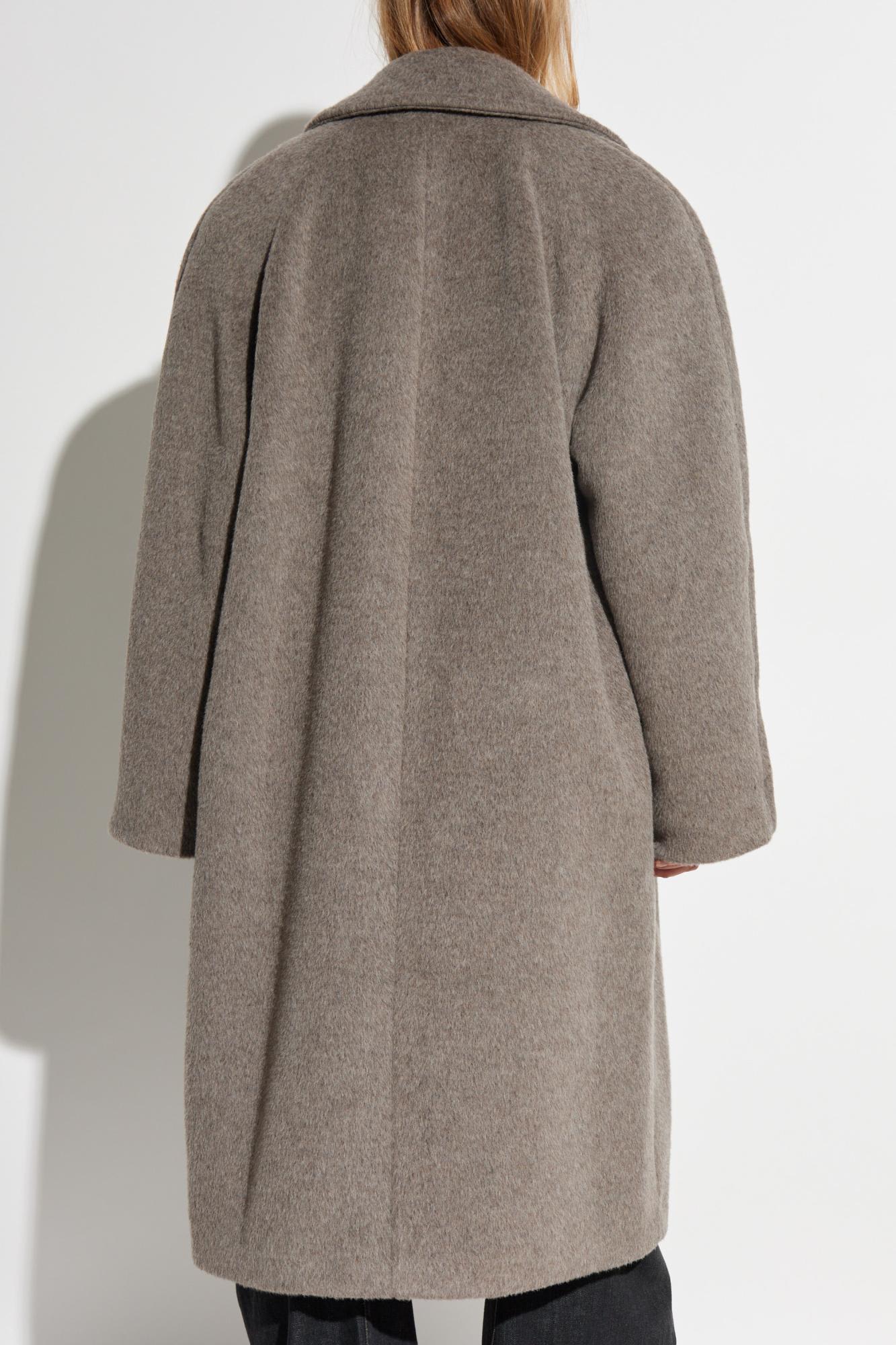 Acne Studios Wool Coat In Brown