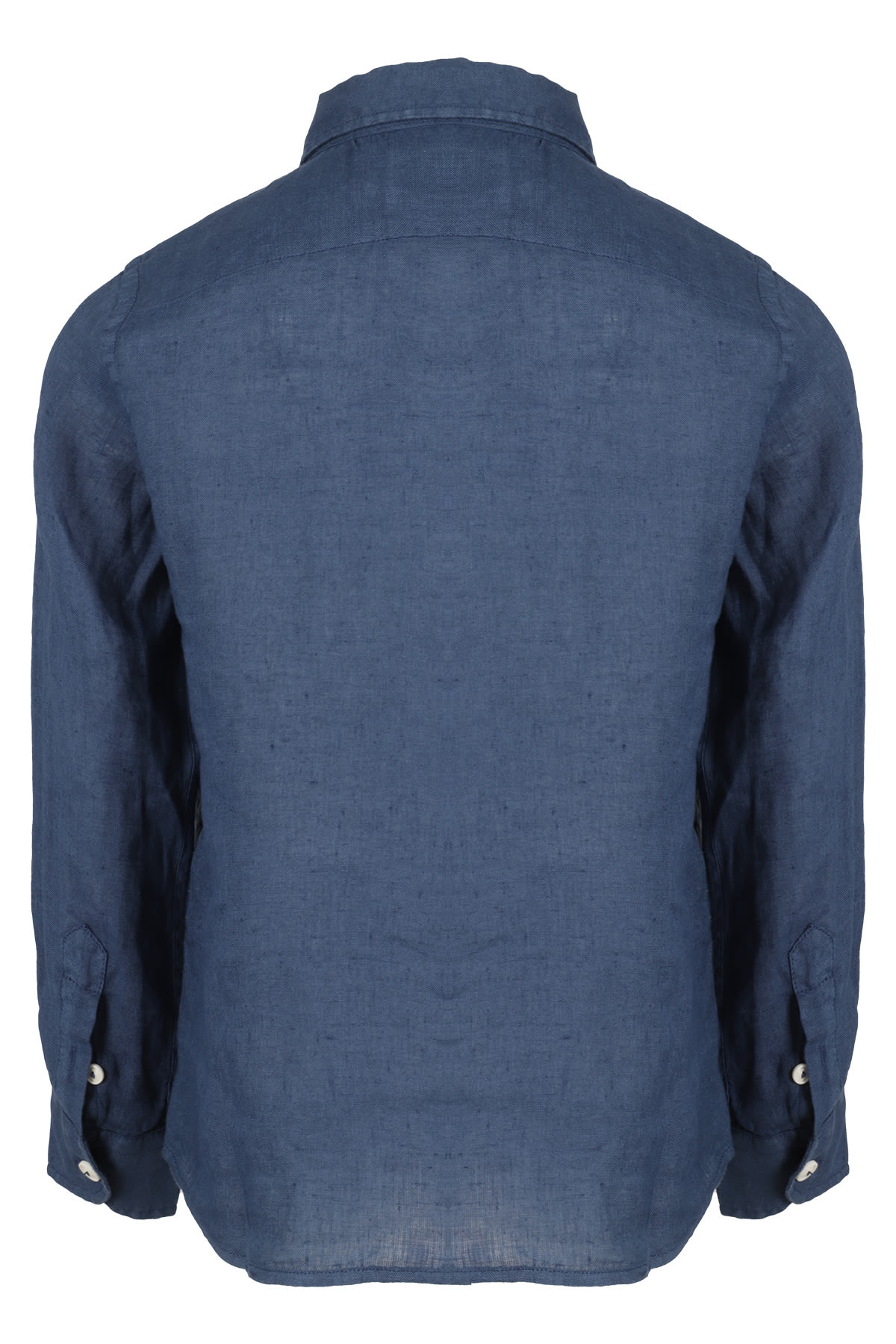Shop Mc2 Saint Barth Classic Shirt In Blu Navy