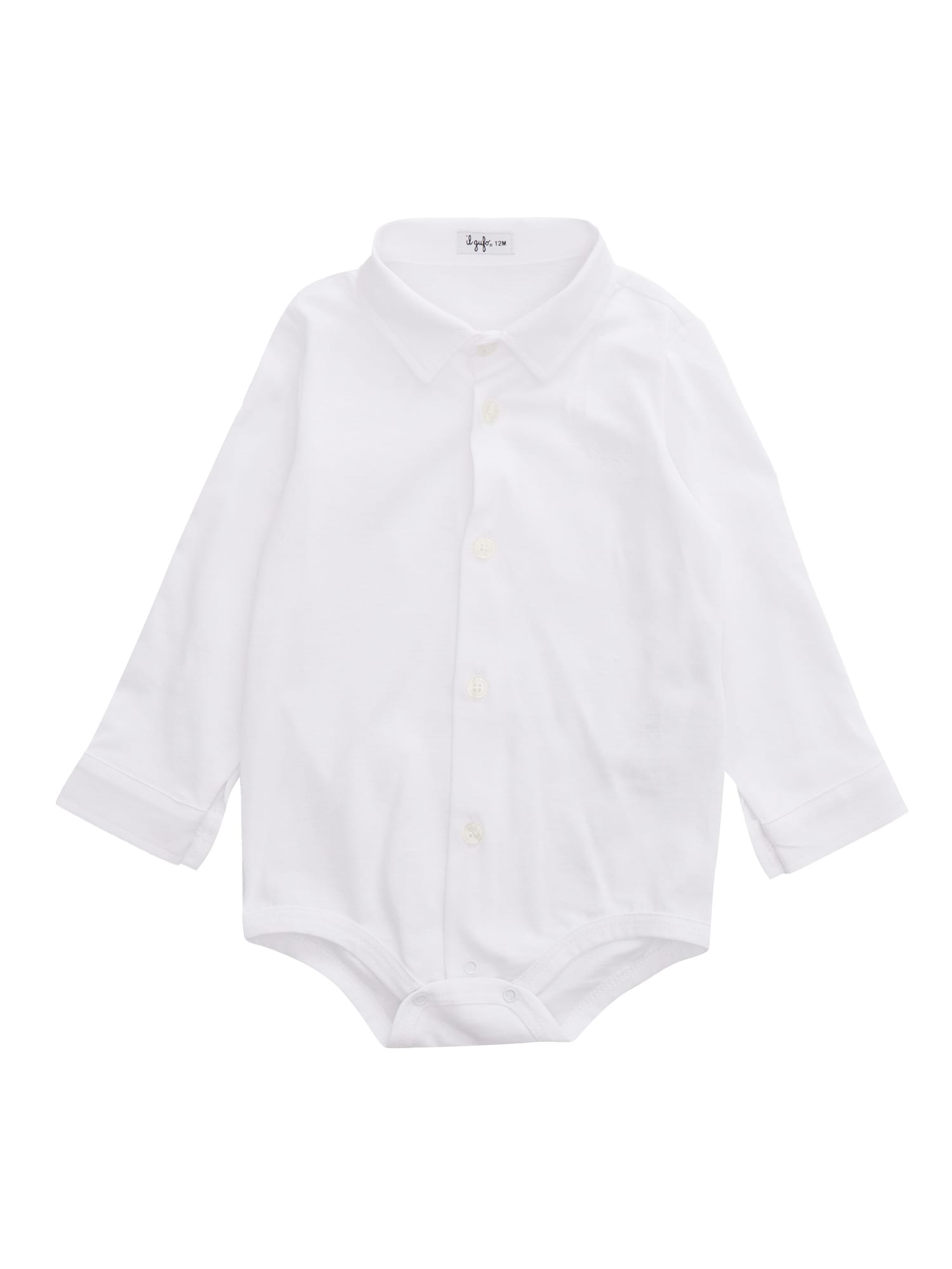 Il Gufo White Chemisier Bodysuit