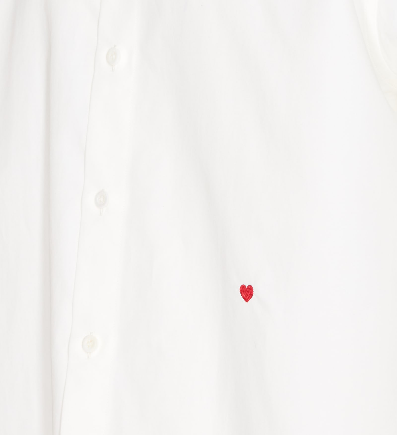 Shop Moschino Heart Shirt In White