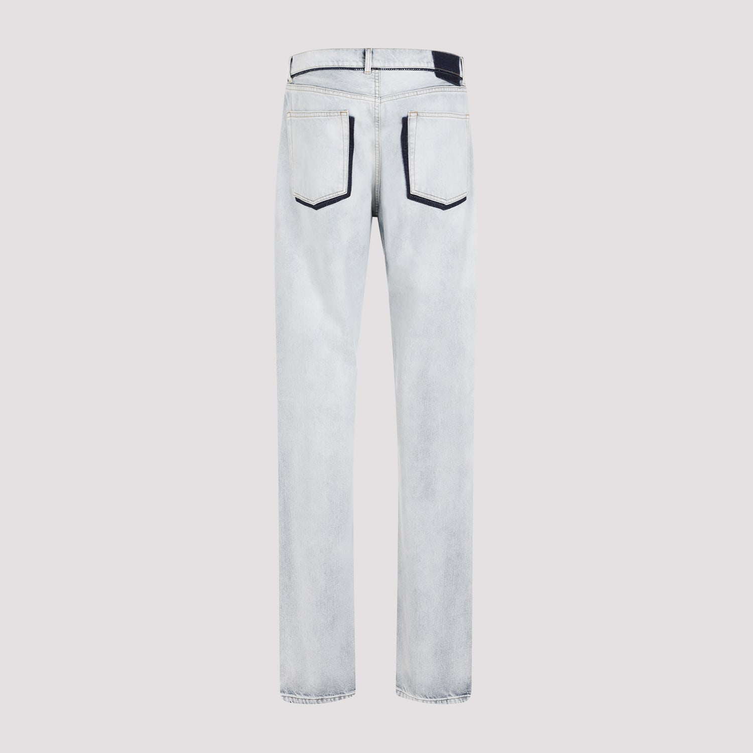 Shop Maison Margiela 5 Pockets Jeans In Icy Slip