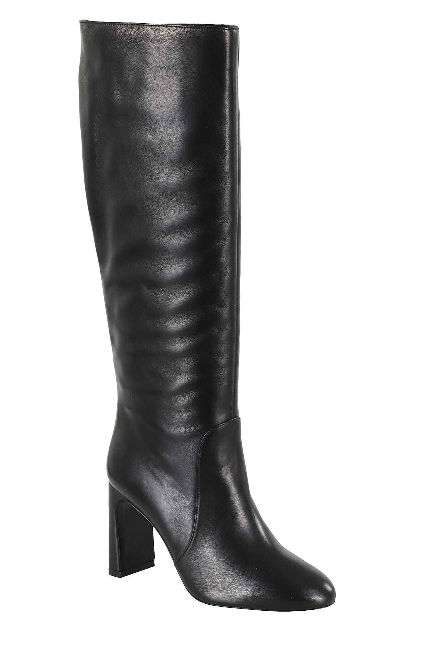 Stuart Weitzman Woman Boot Black Size 7.5 Calfskin In Black