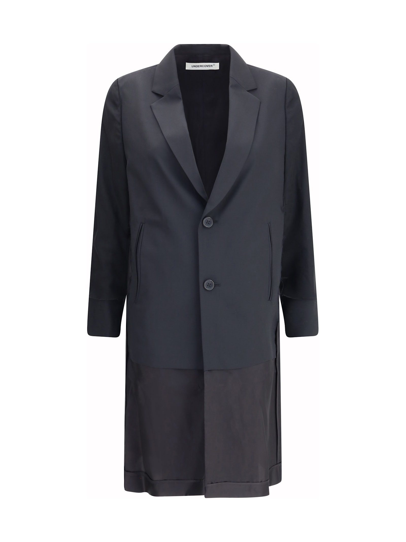 Undercover Long Blazer Jacket In Gray