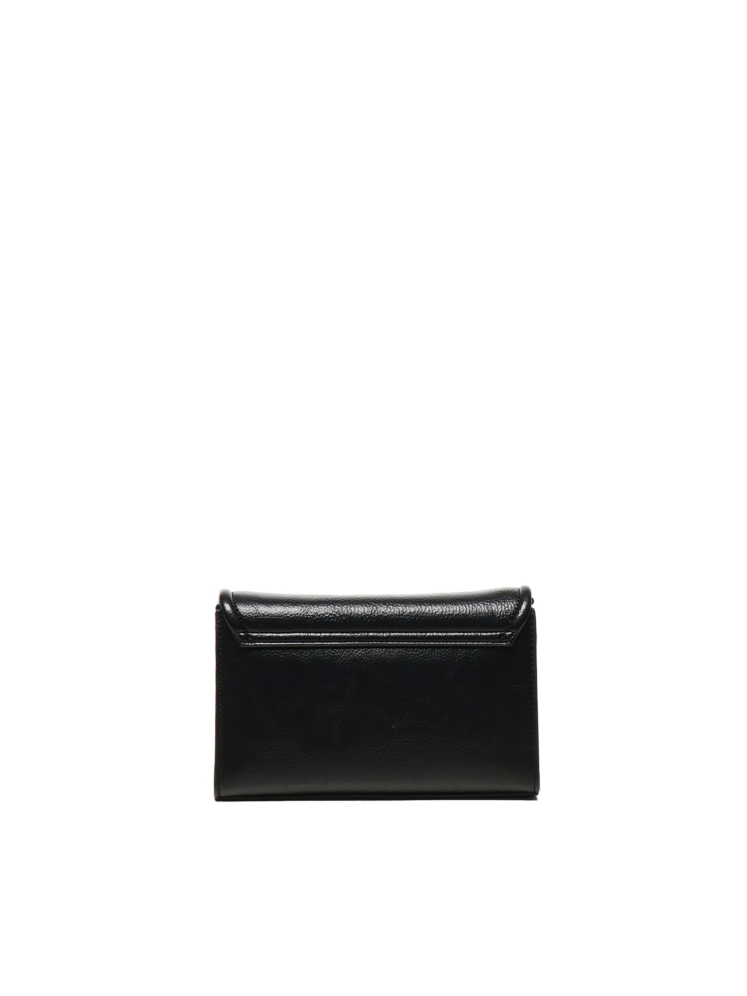 Love Moschino Logo Shoulder Bag In Black