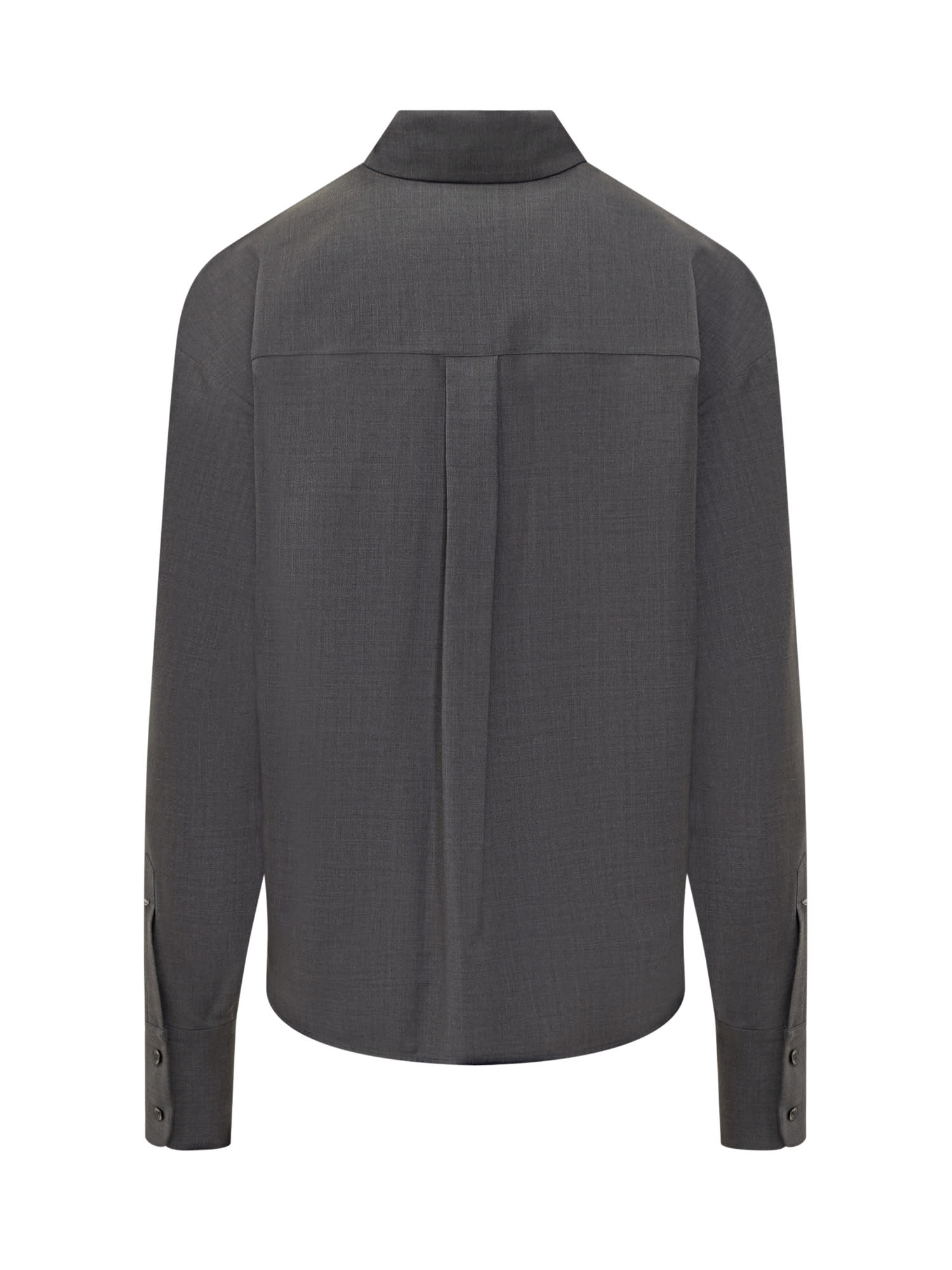 Shop Sportmax Mappa Shirt In Grigio Scuro