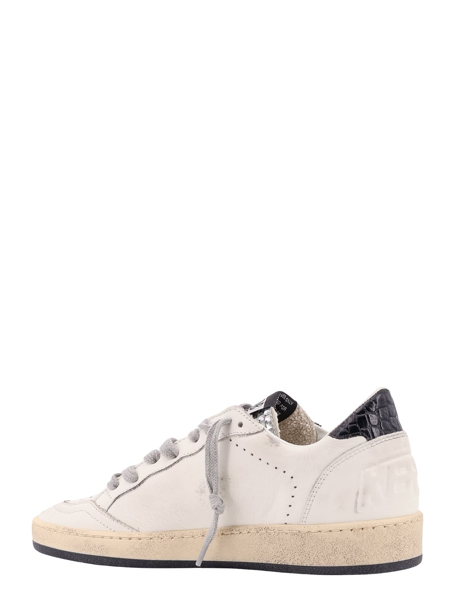 Shop Golden Goose Ball Star Sneakers In White