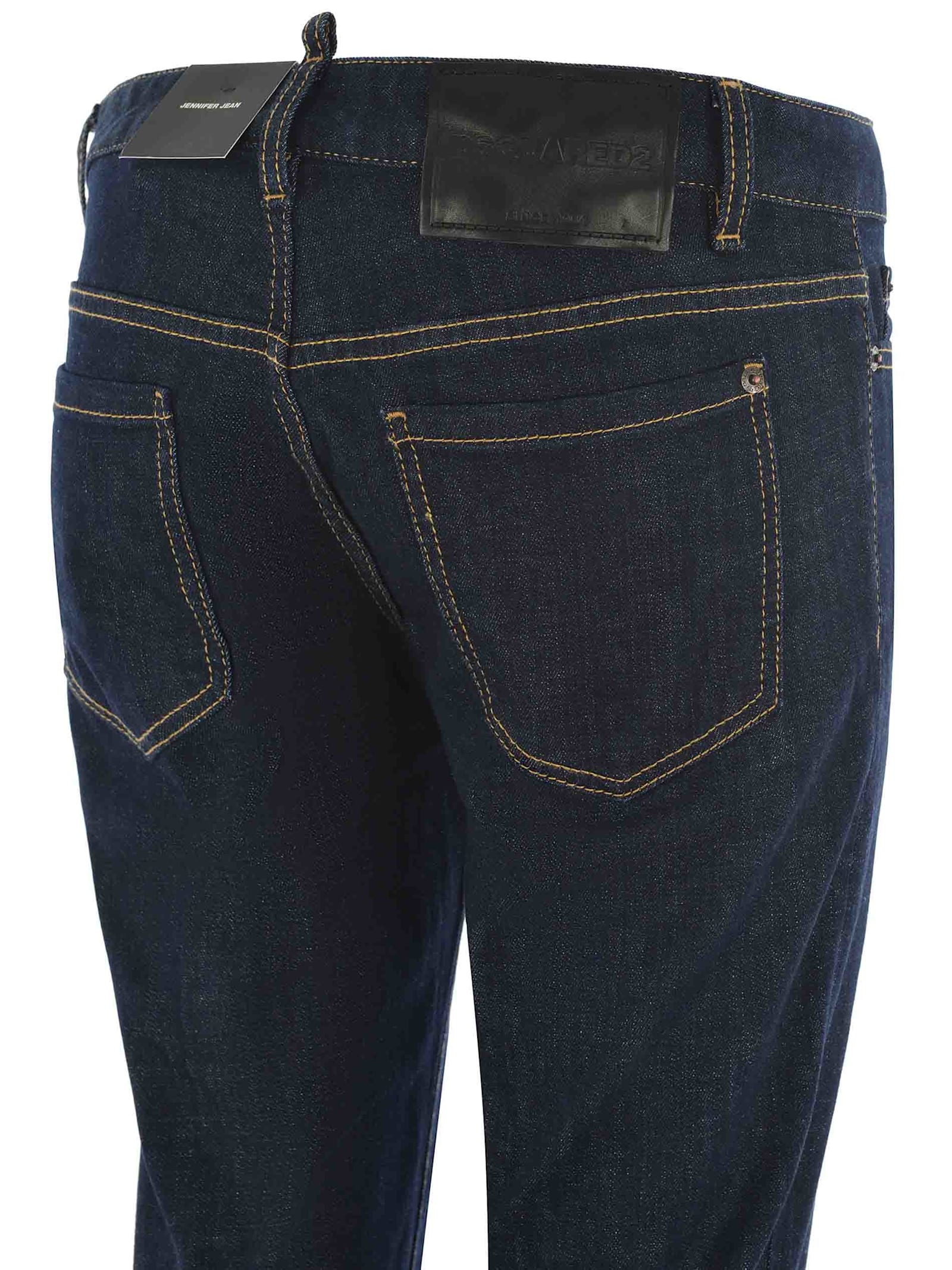 Dsquared2 Jeans Jennifer In Denim In Navy Blue