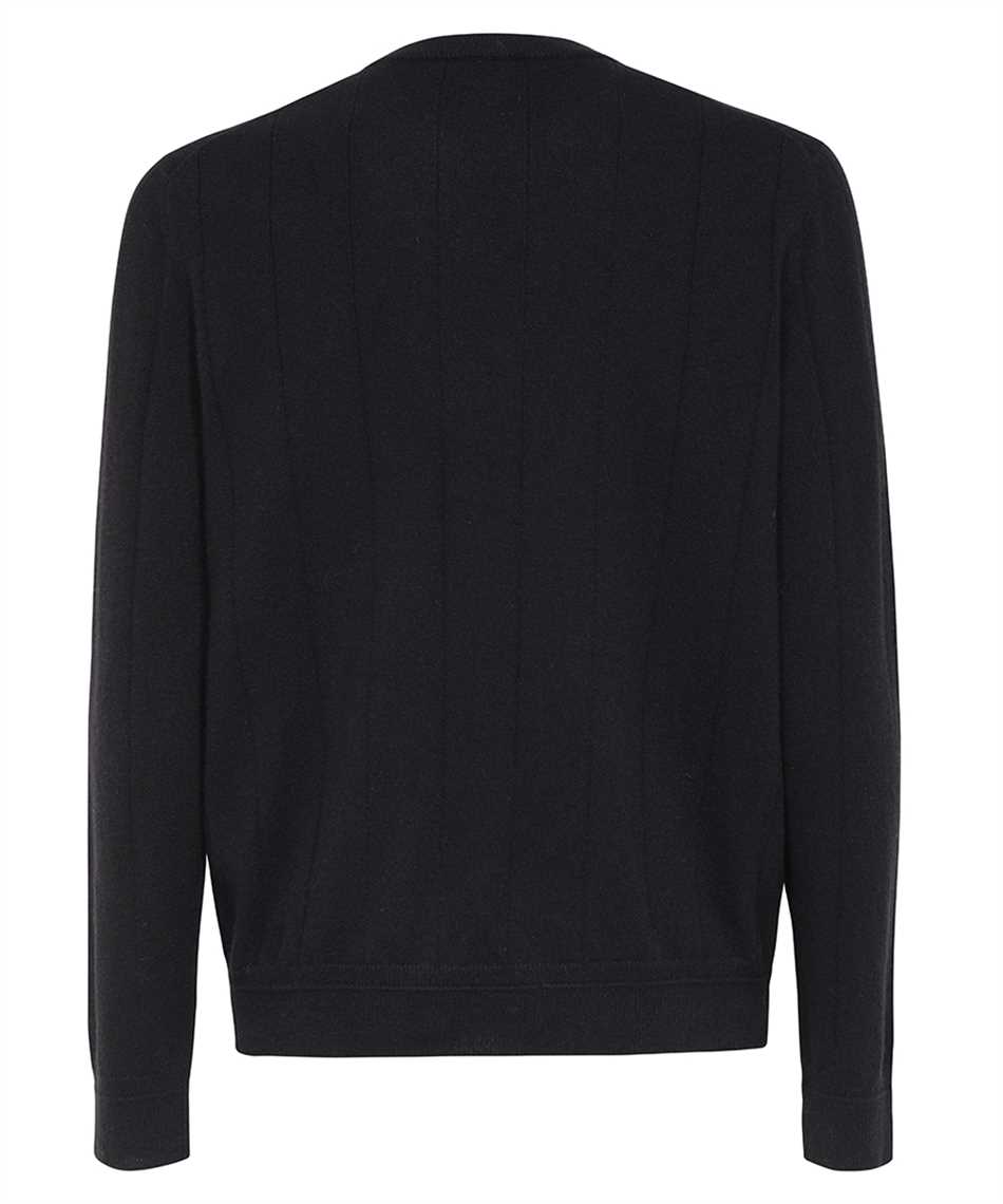 Brioni Crew-neck Cashmere Sweater In Black