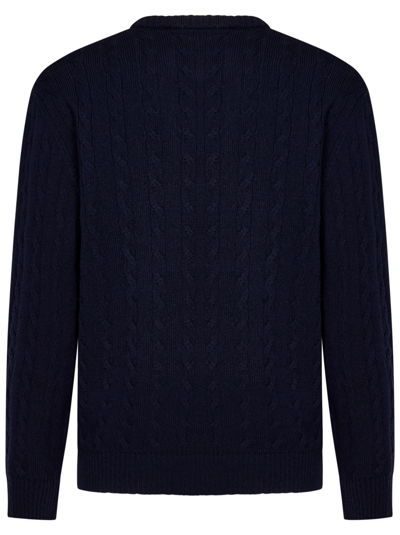 Shop Lacoste Sweater In Blue