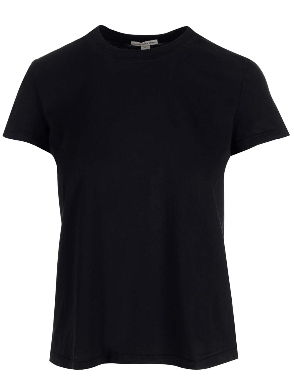 Shop James Perse Cotton T-shirt In Blk Black