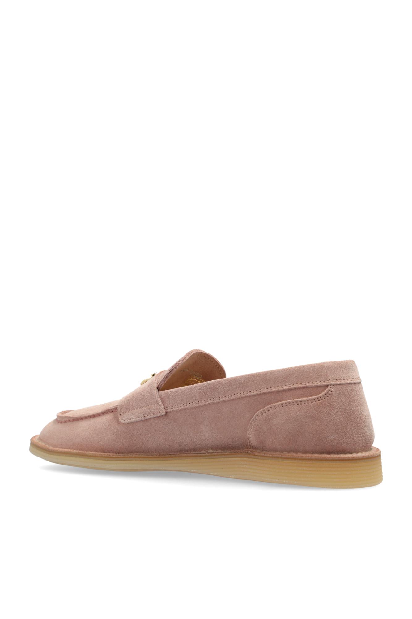 Shop Dolce & Gabbana Shoes Type Loafers In Rosa