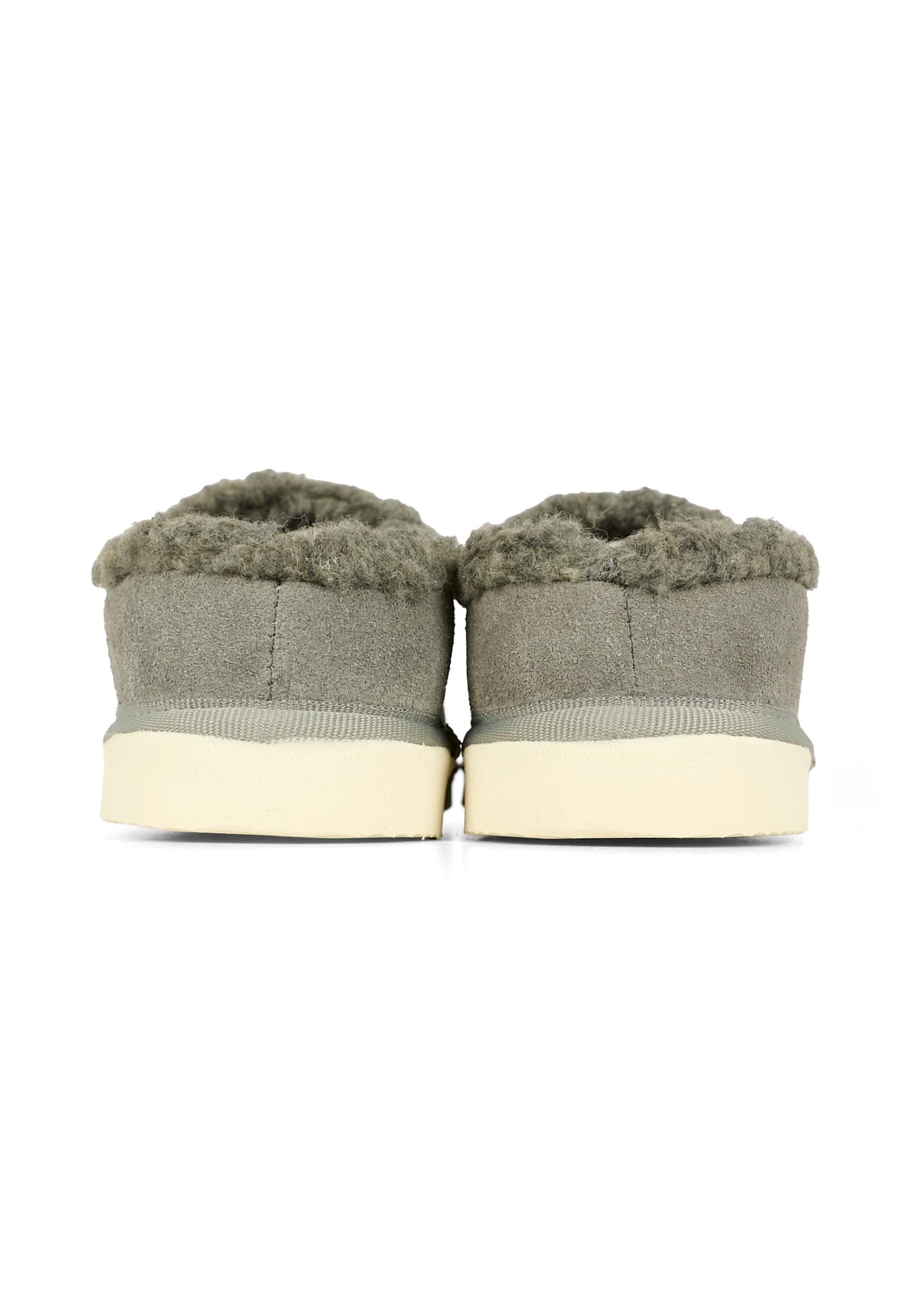 Chloé Grey Mules For Girl With Logo In Multi