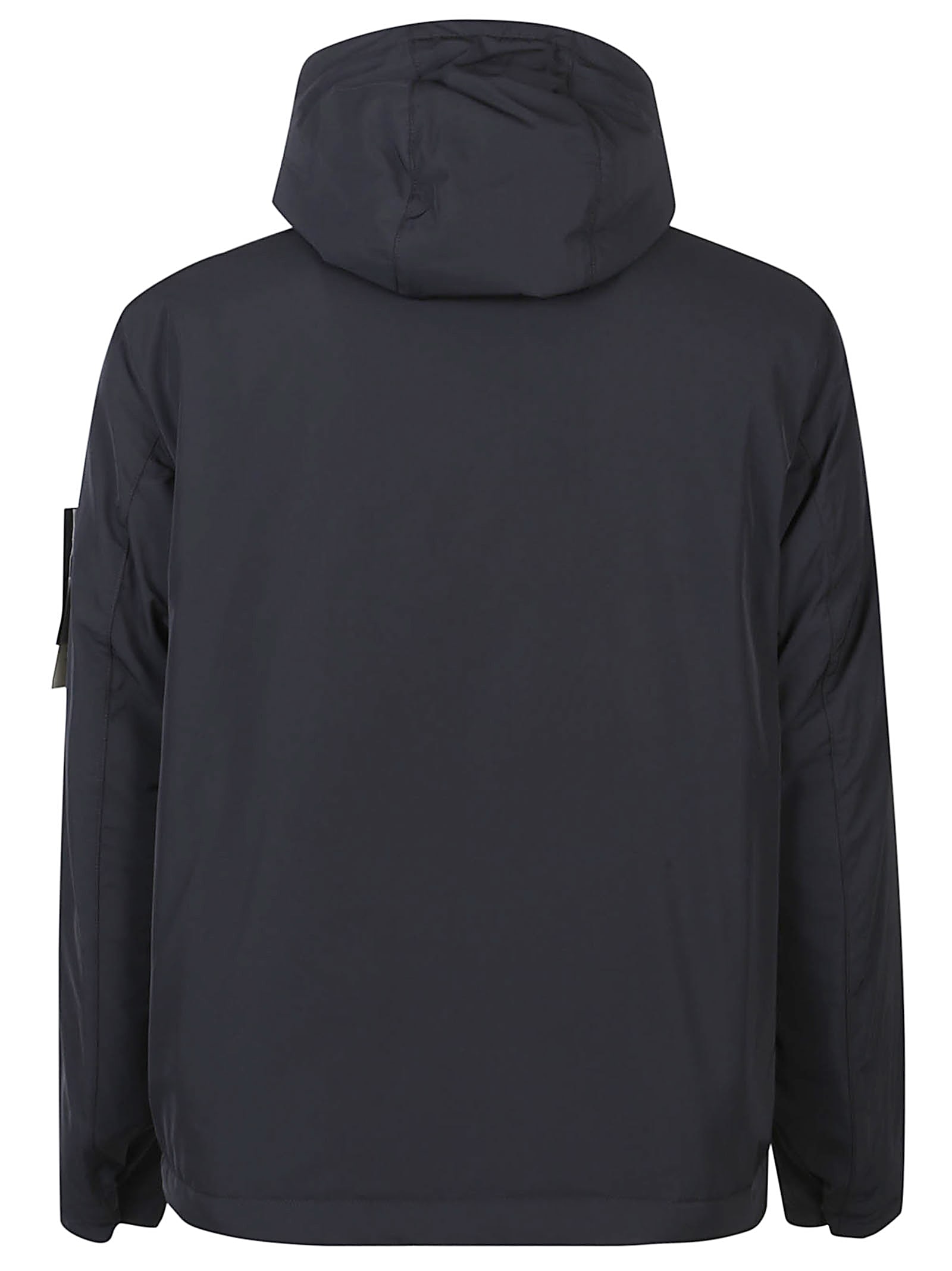 Stone Island Padded Jacket With Hood And Drip-proof In Black