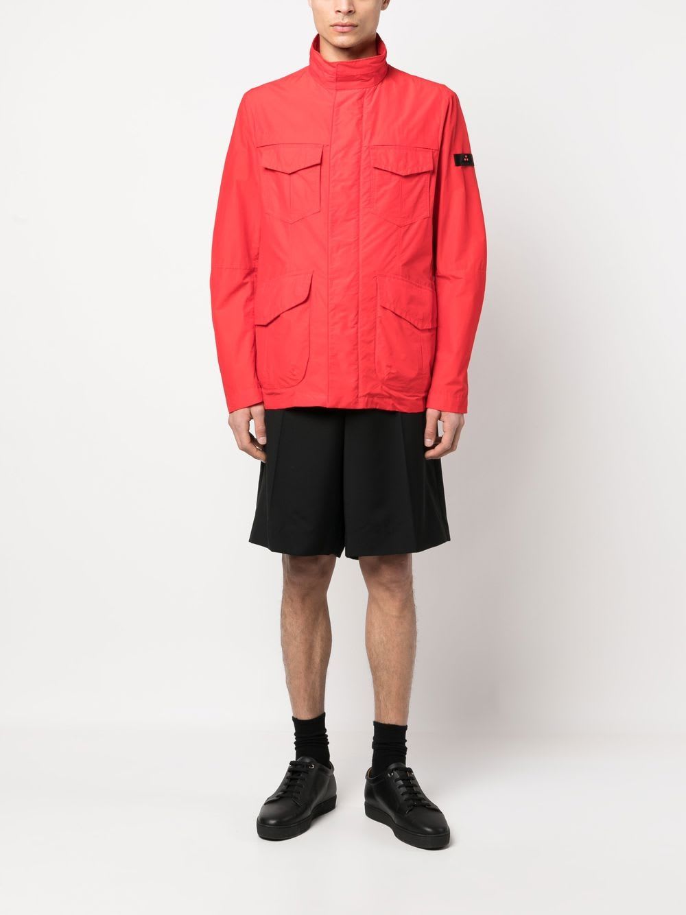 Peuterey Metal Blouson Jacket In Orange