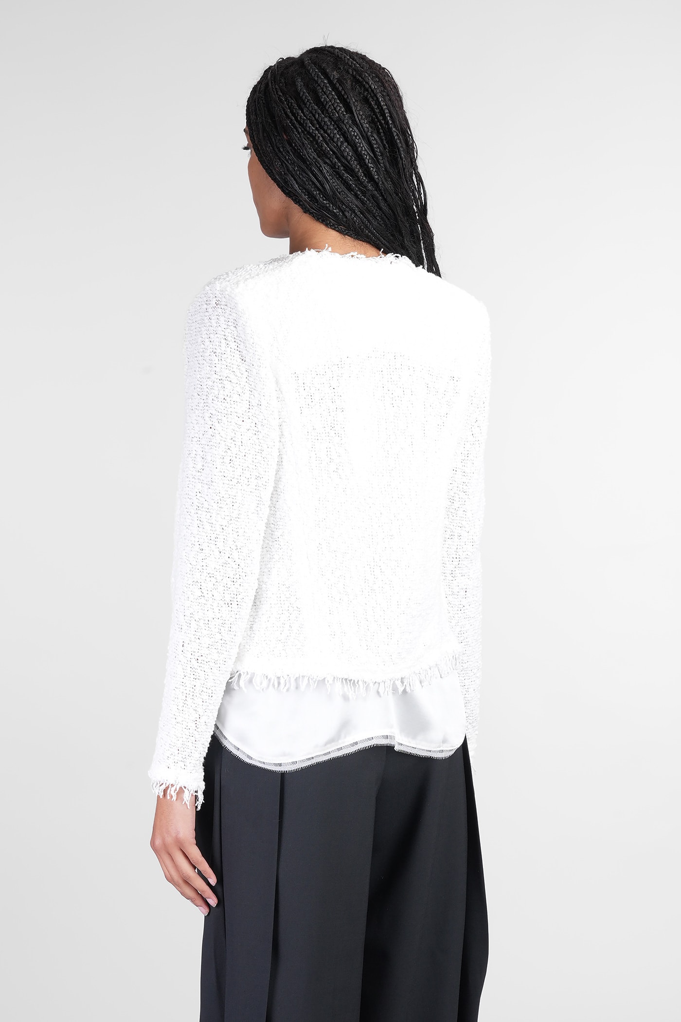 Iro Shavani Casual Jacket In White Cotton