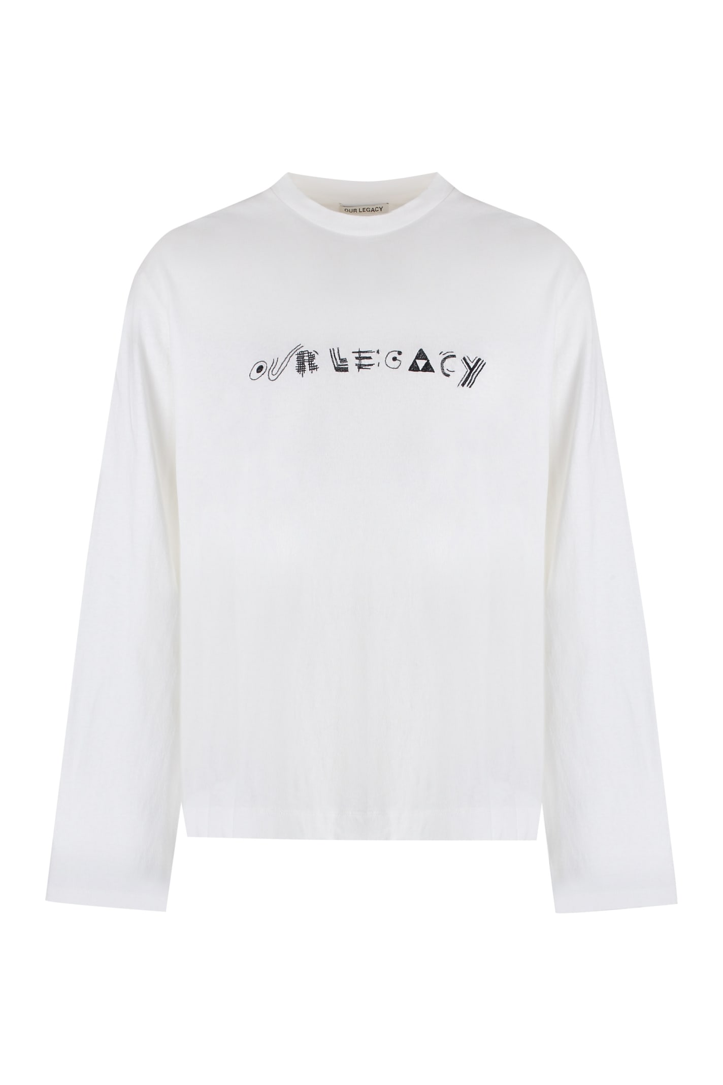 Our Legacy Embroidered Cotton T-shirt