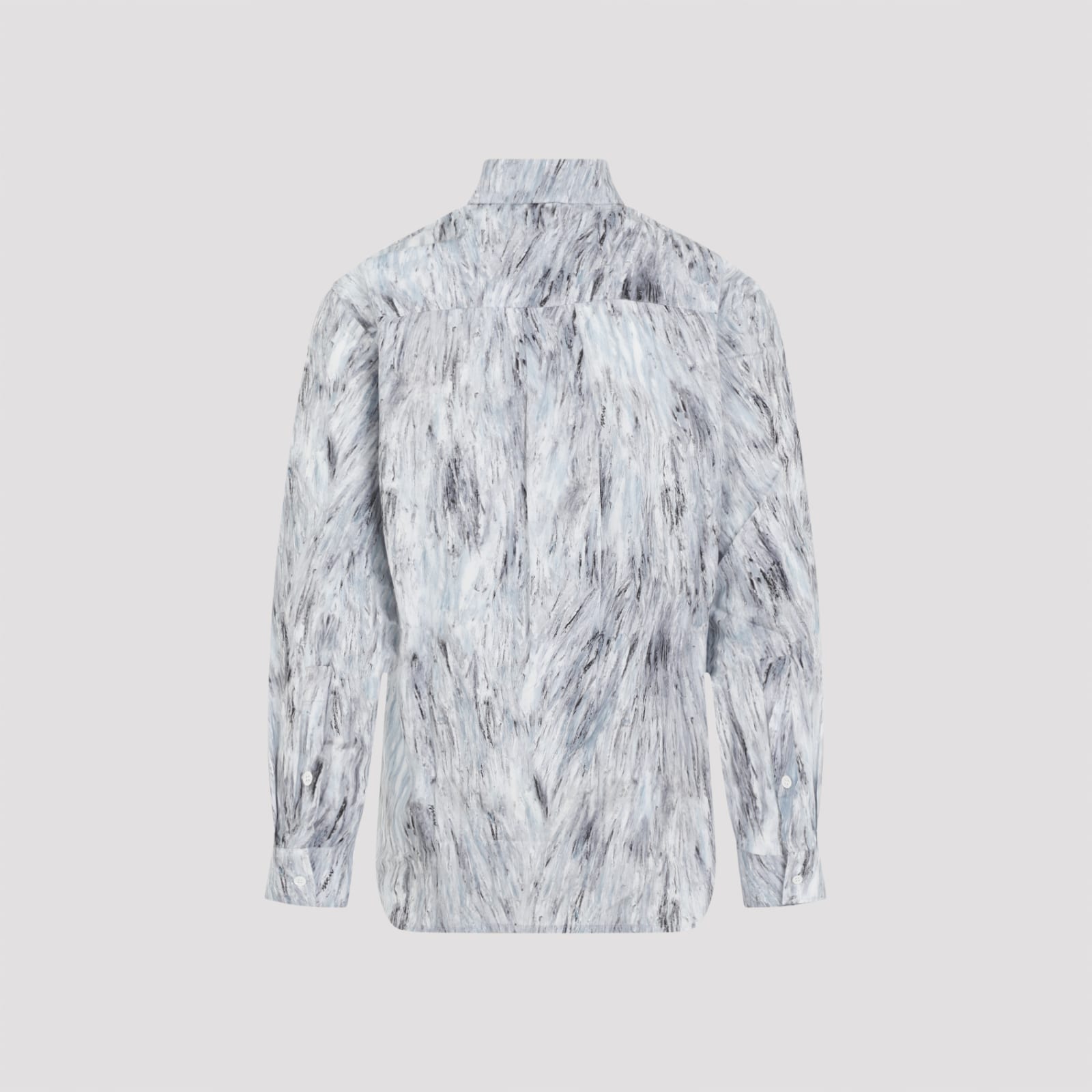 Shop Marni Cotton Shirt In Frost