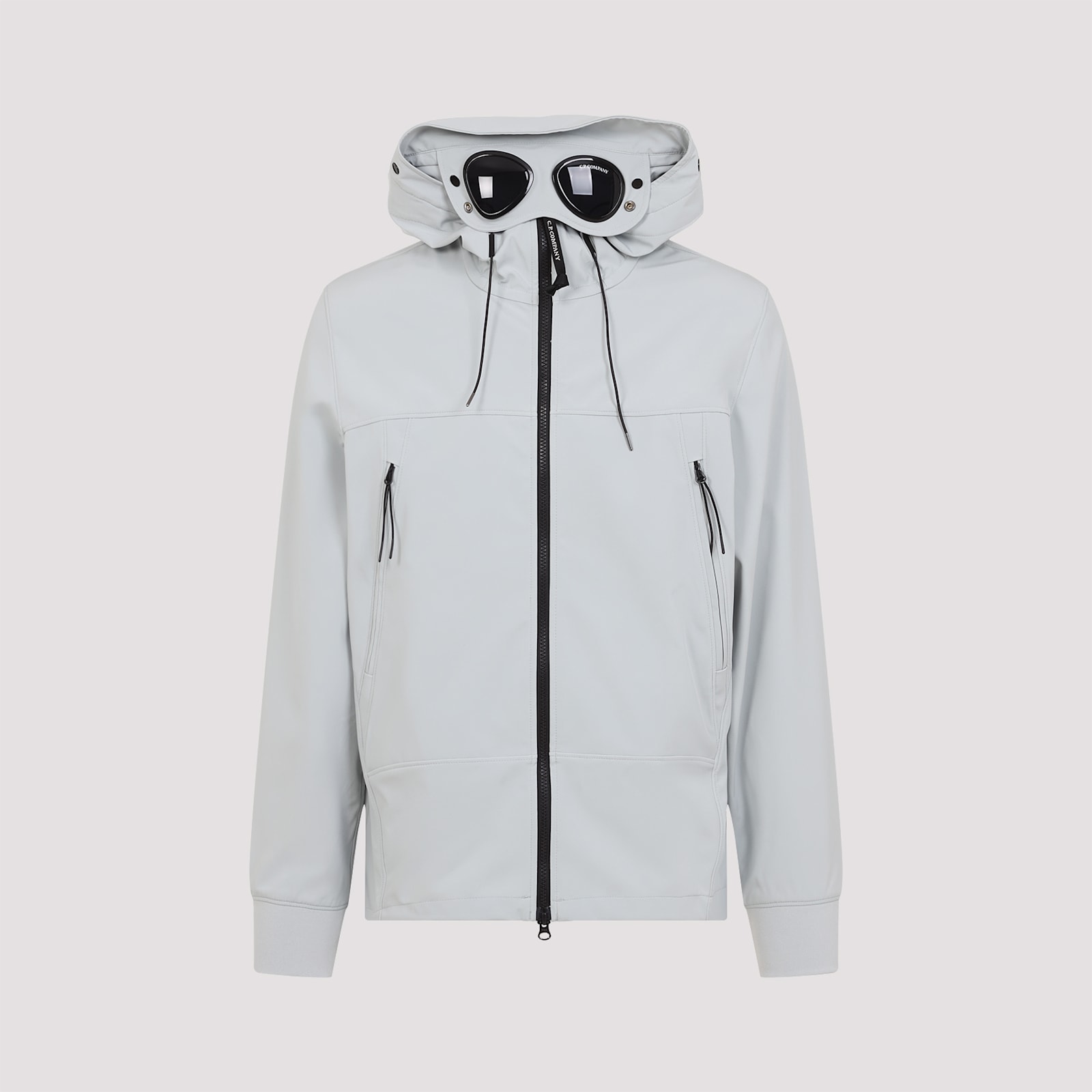 C.p. Company C.p.company Shell-r Goggle Jacket In Blue Fox