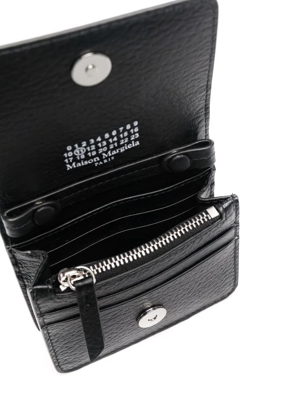 Shop Maison Margiela Wallet On Chain Small In Black