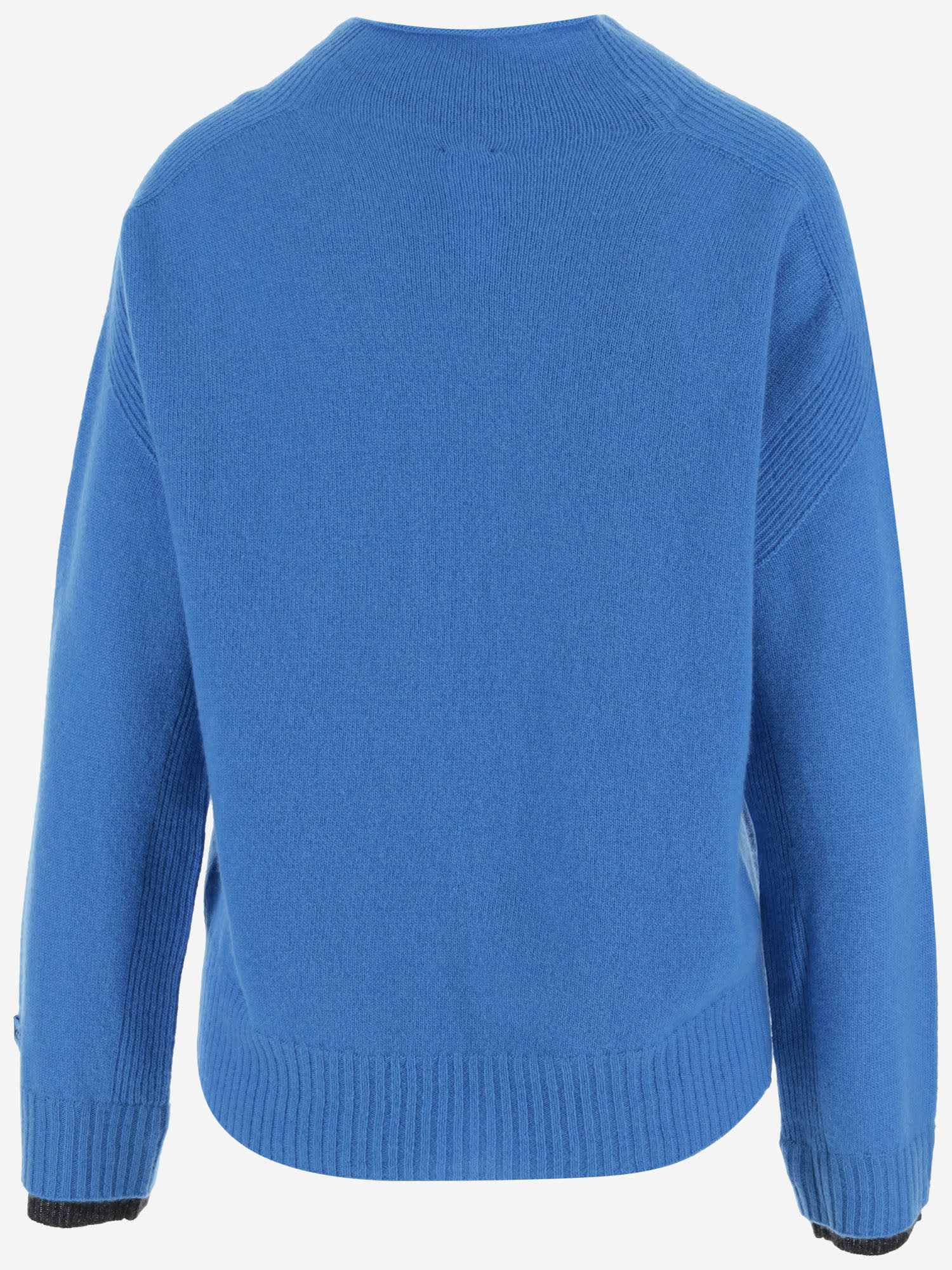 Shop Pinko Wool And Cashmere Sweater In Blue