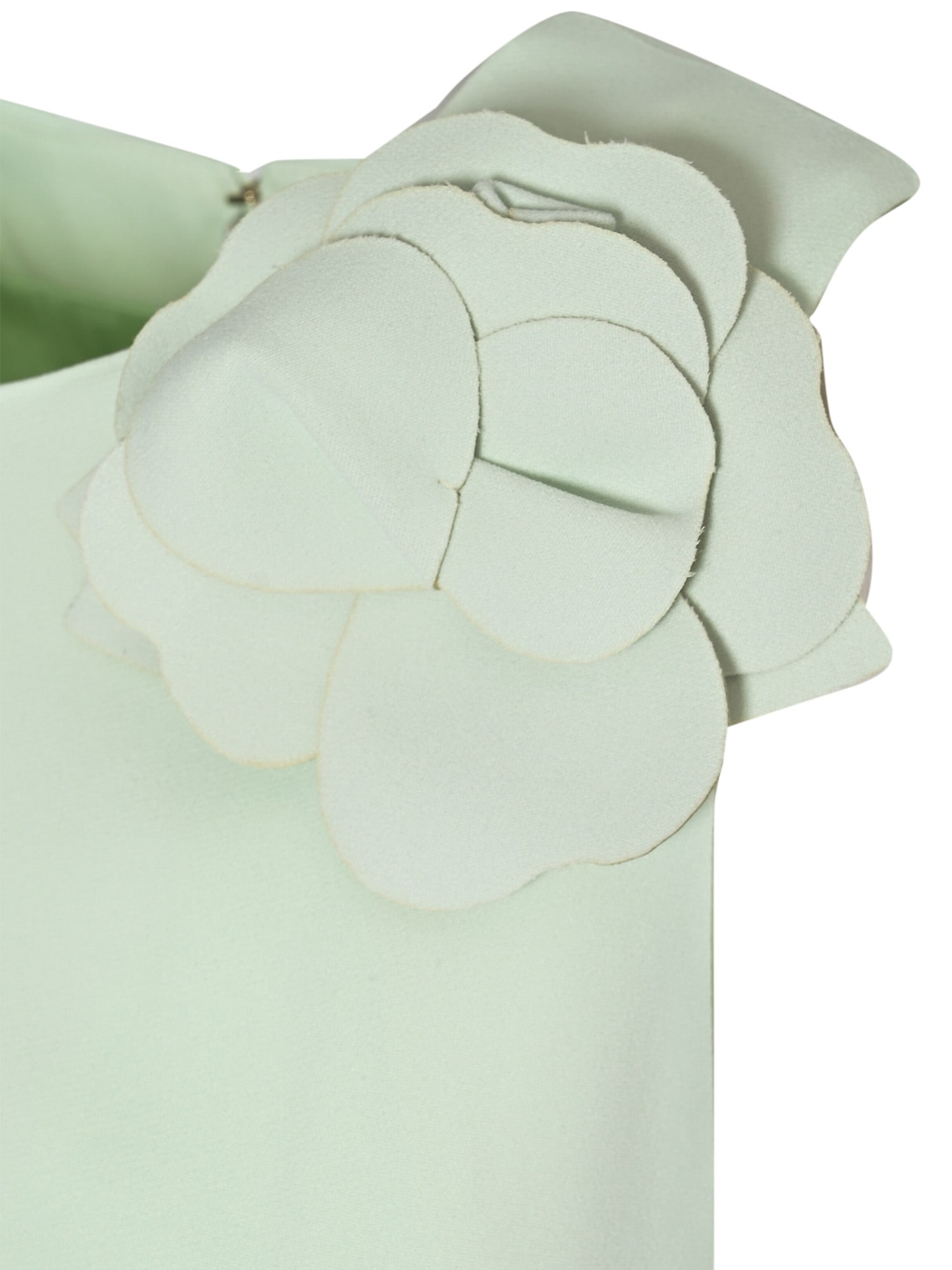 Elisabetta Franchi Playful Sleeveless Dress In Green