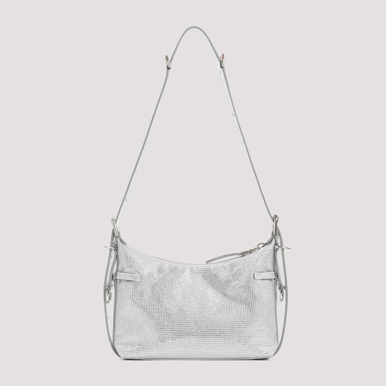 Shop Givenchy Mini Voyou Bag In Silver