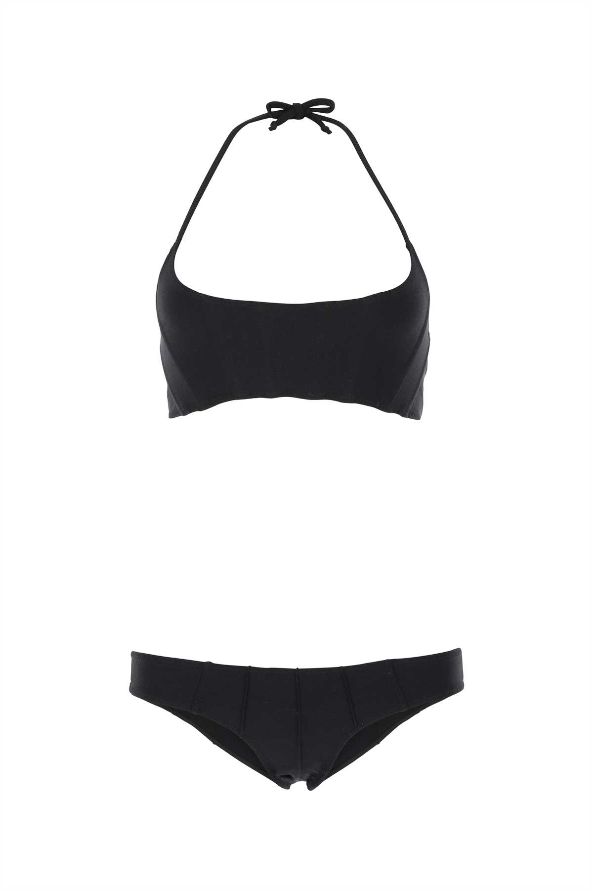 Black Stretch Nylon Bikini