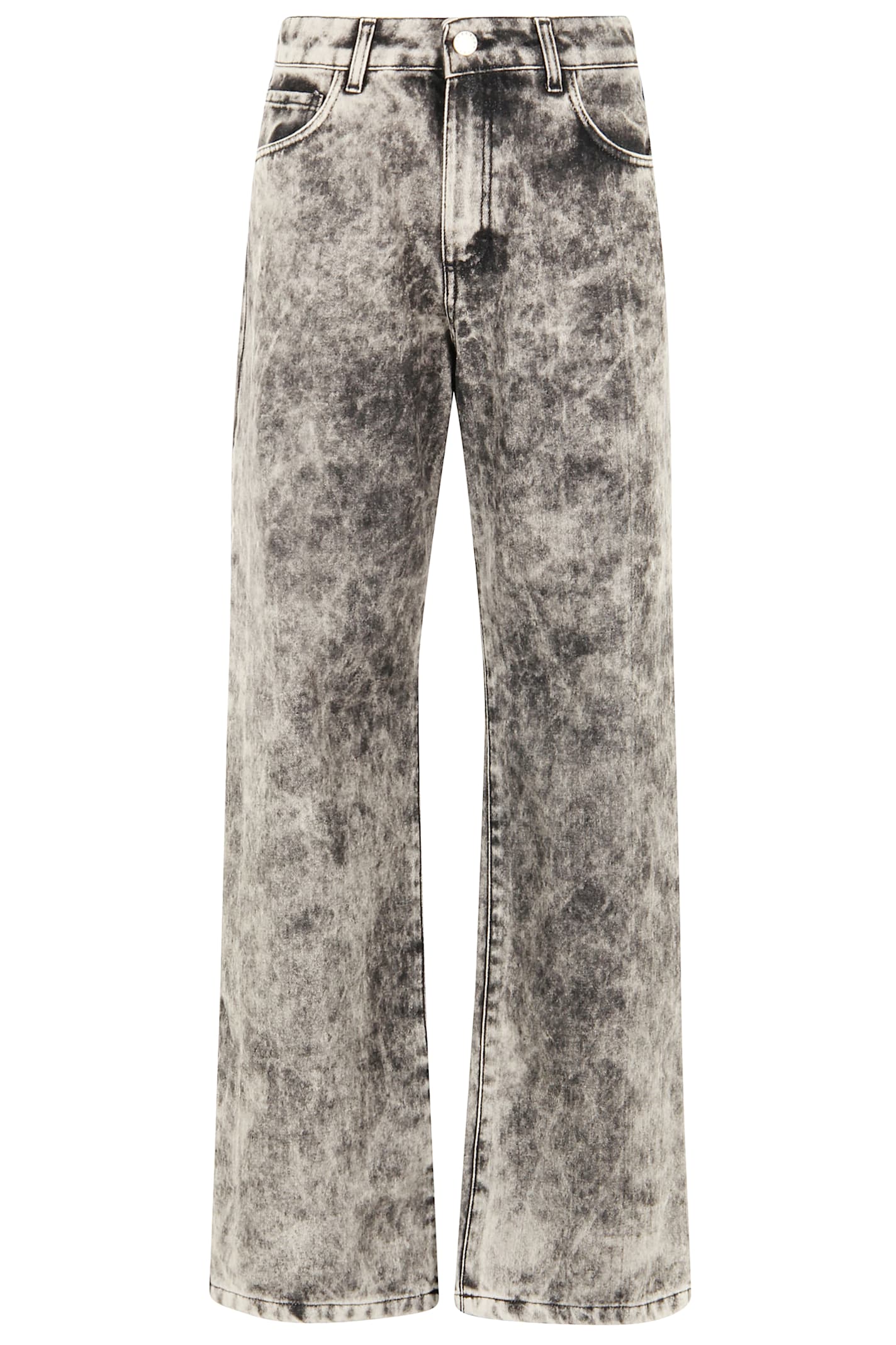 Federica Tosi Jeans Carry Over 5 Tasche In Gray