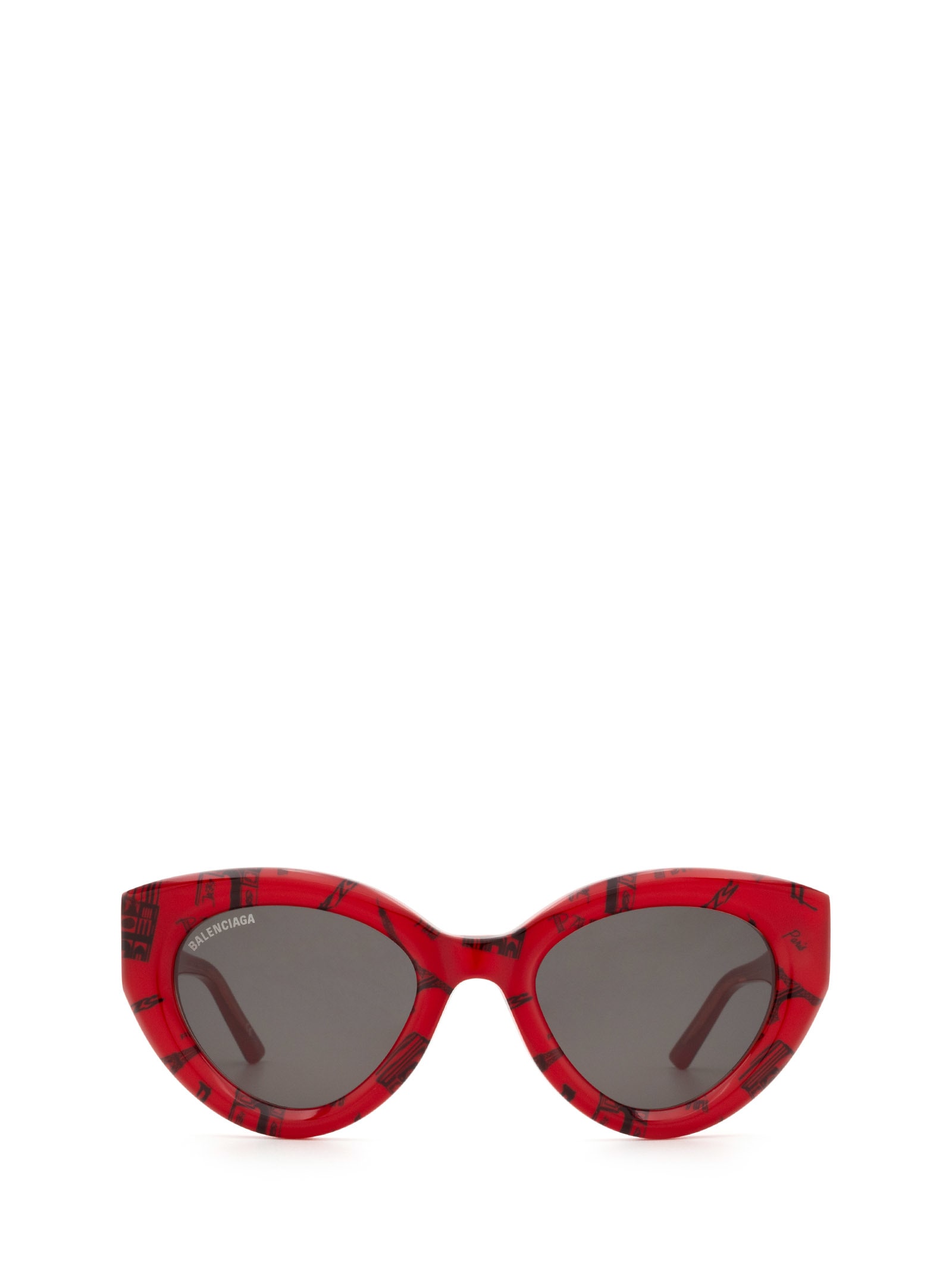 Balenciaga Balenciaga Bb0073s Red Sunglasses