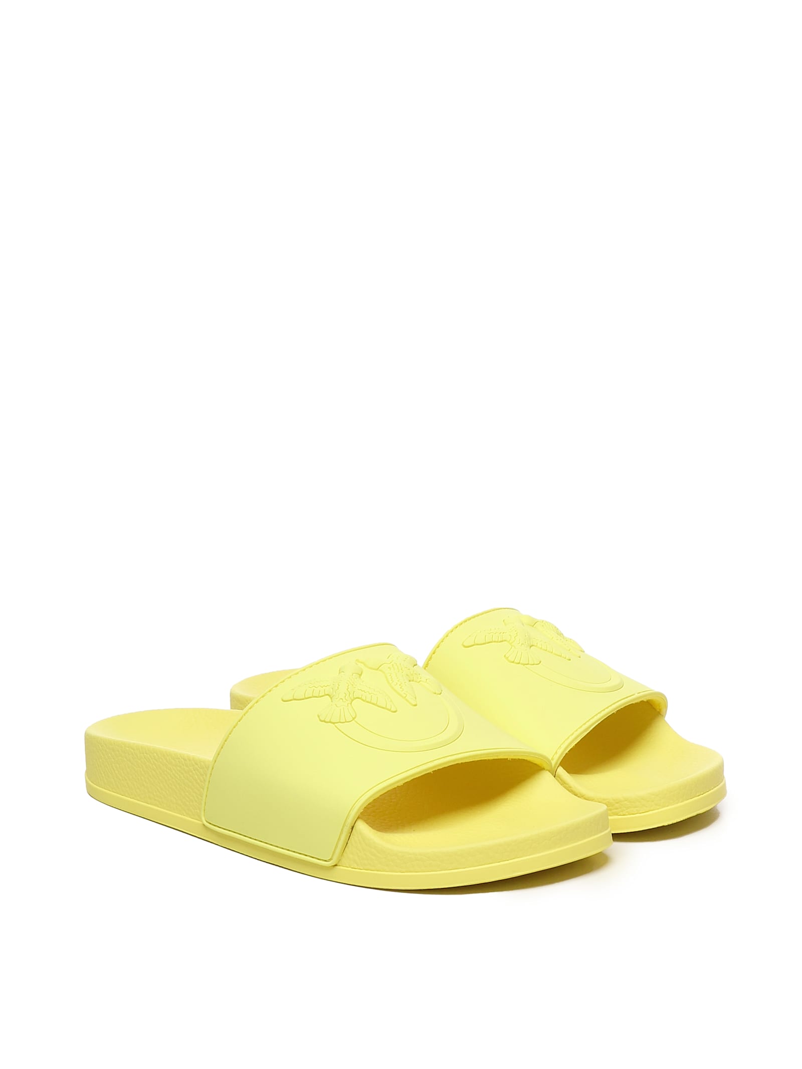 Shop Pinko Rubber Slide With Logo