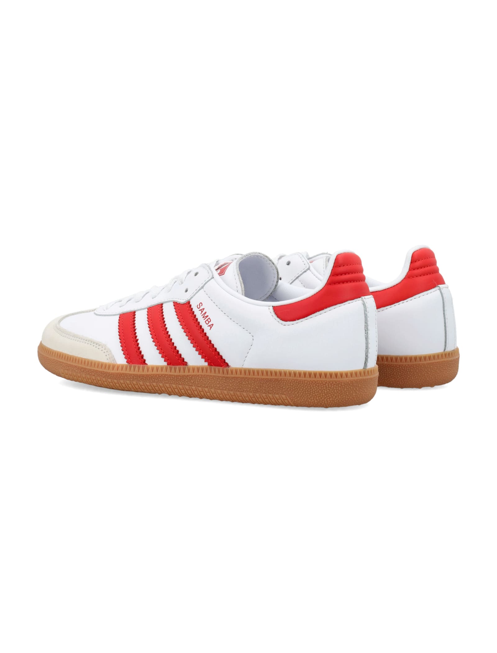 Adidas Originals Low-top Sneakers With Rubber Sole And Stripes In White